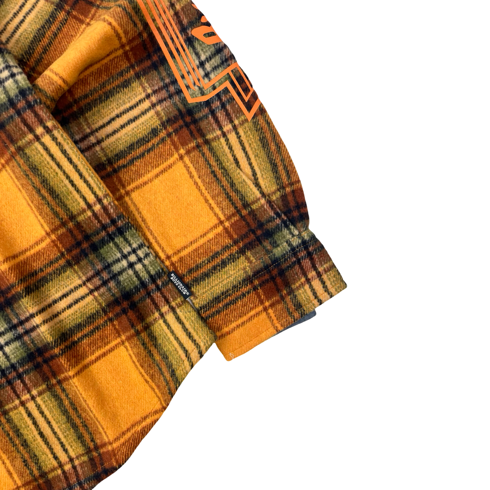 Billionaire Boys Club Flannel Shirt Bright Orange