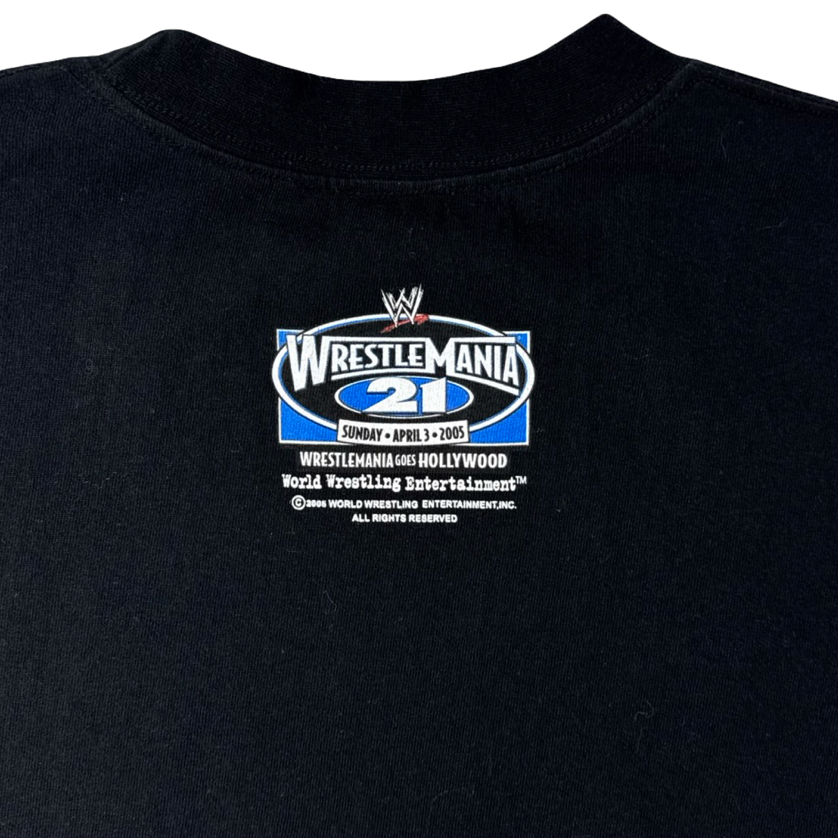 2005 Smackdown VS Raw Wrestlemania 21 WWE Gaming T-Shirt