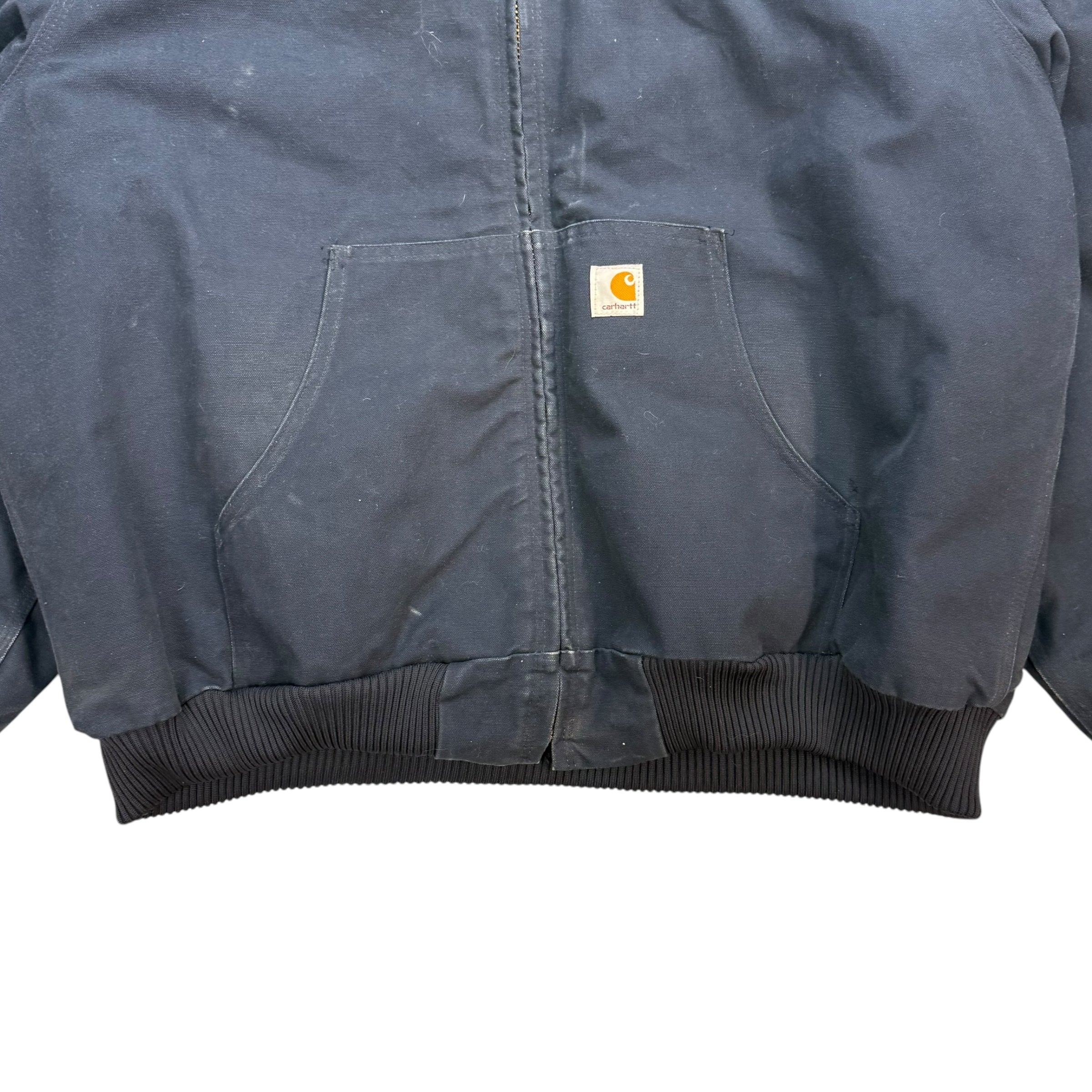 Vintage Carhartt Active Jacket Navy Blue