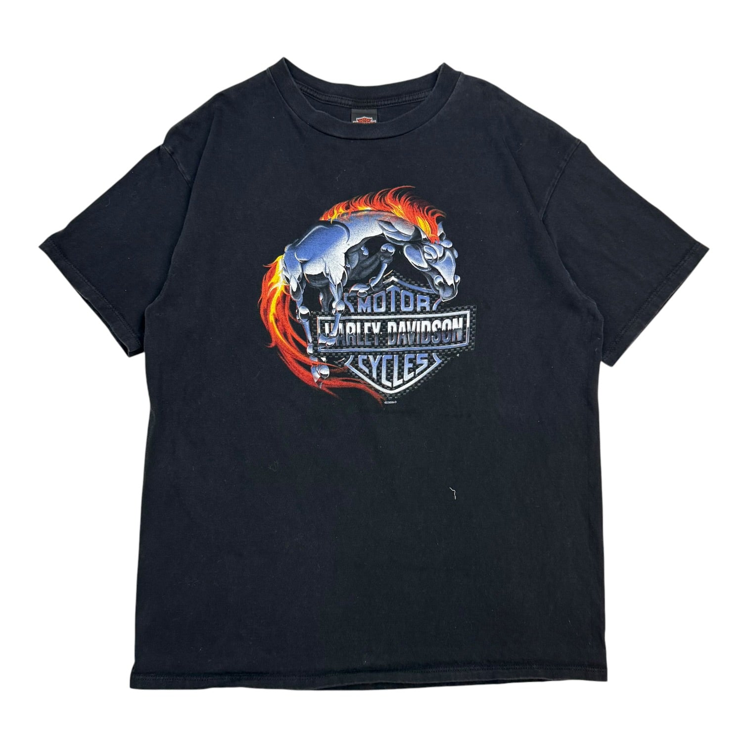 Vintage Harley Davidson Of Cranbrook Tee Black