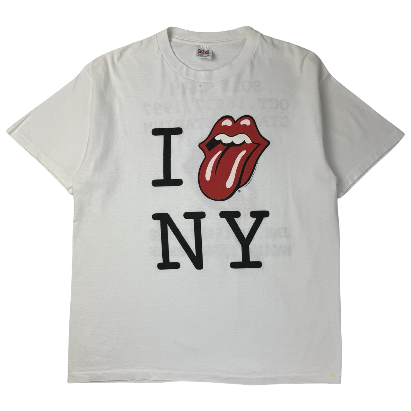 1997 The Rolling Stones "I Love New York" T-Shirt