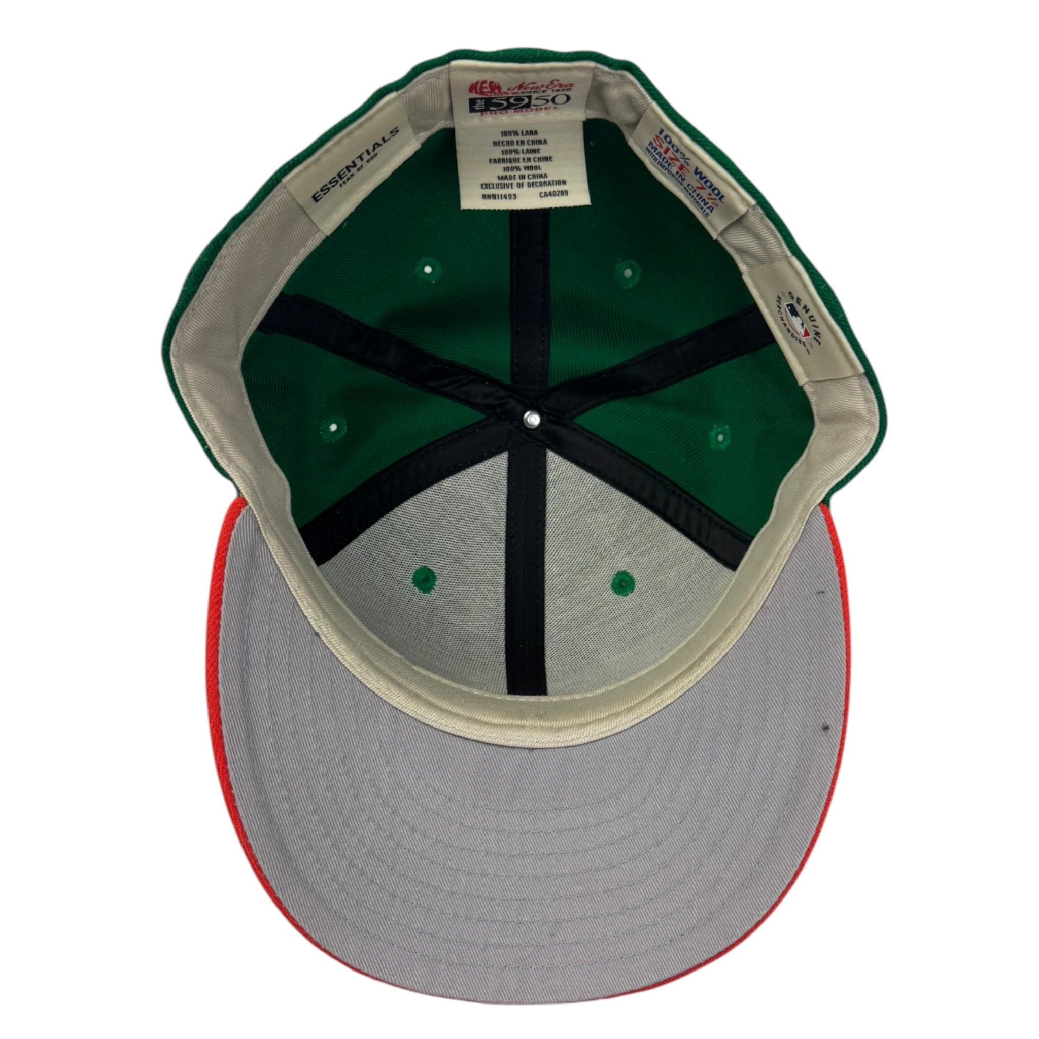 Fear of God New Era Wool Fitted Hat Miami Green/Orange