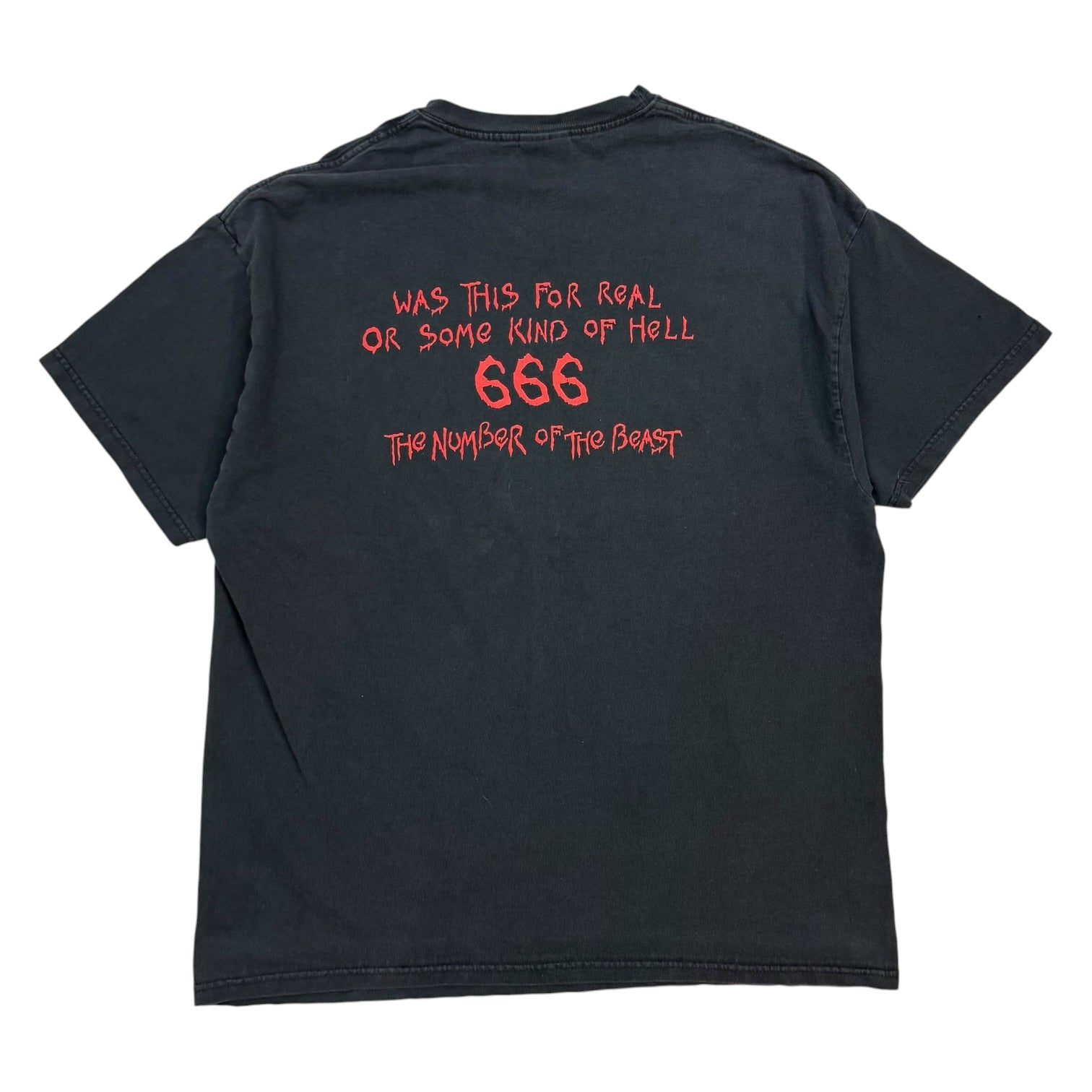 Vintage Iron Maiden ‘Number Of The Beast’ Tee Black