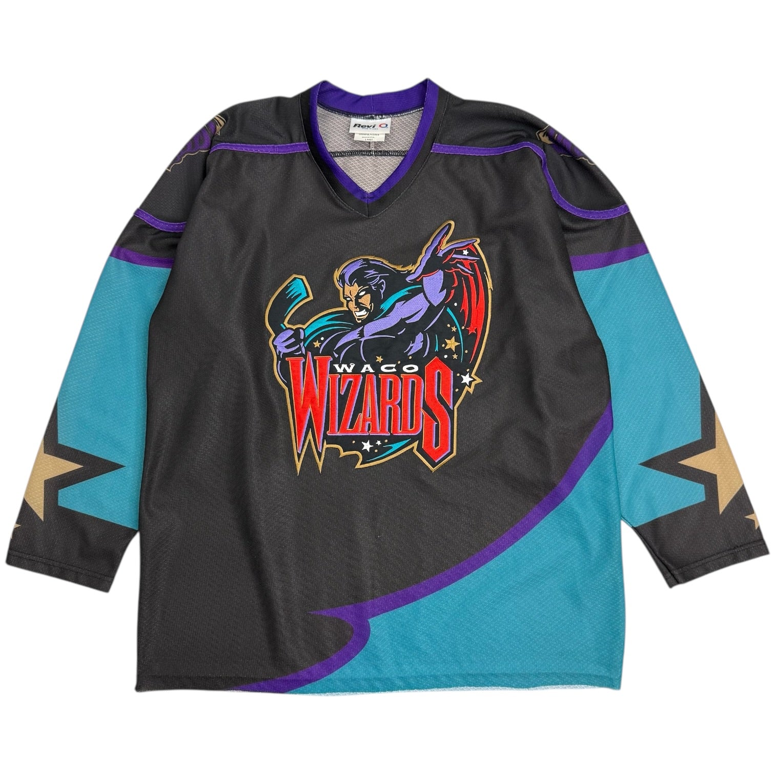 Vintage Waco Wizards Jersey Black/Blue