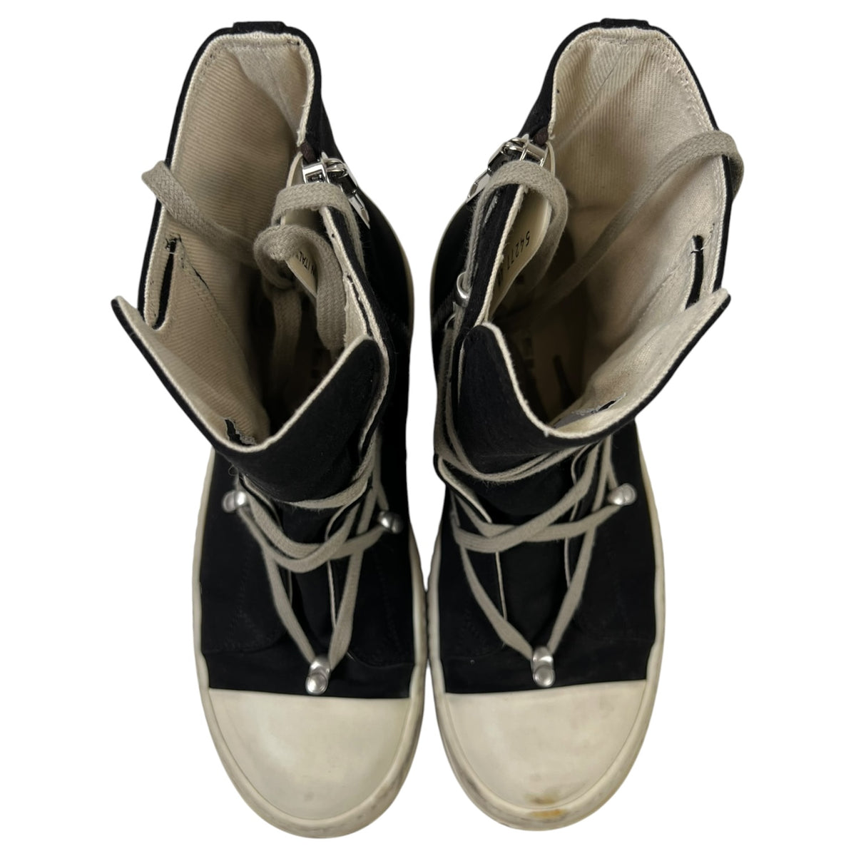 Rick Owen’s DRKSHDW Hexa High Sneakers Black