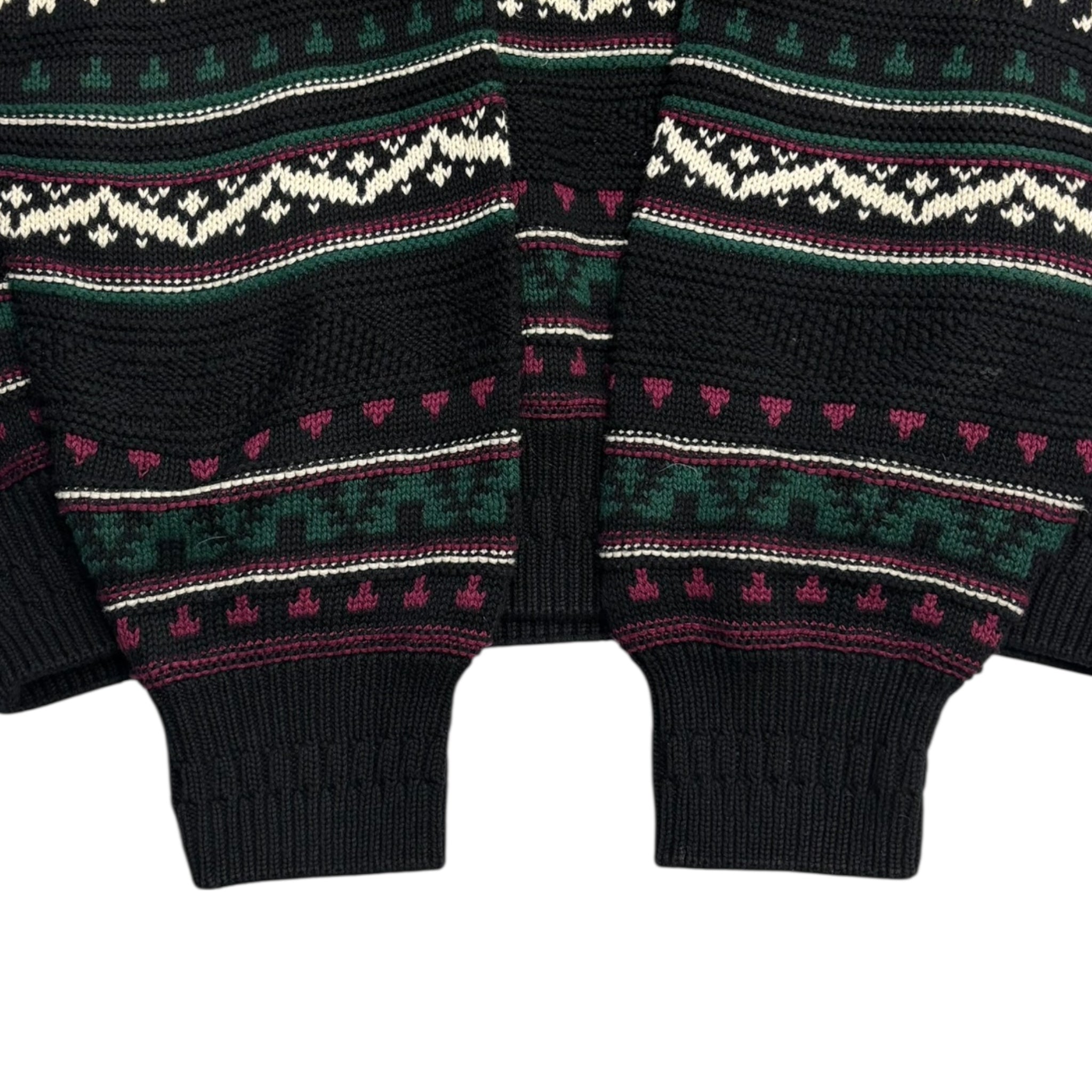 Vintage Tosani Made In Canada Knit Black