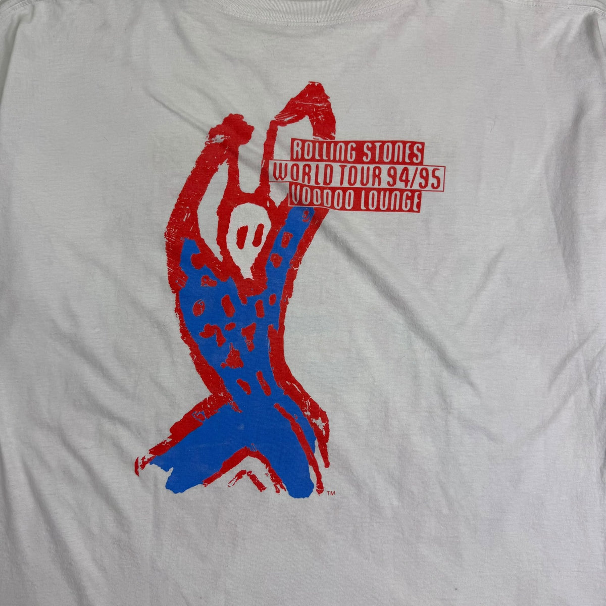 1994/95 Rolling Stones Voodoo Lounge World Tour Tee White