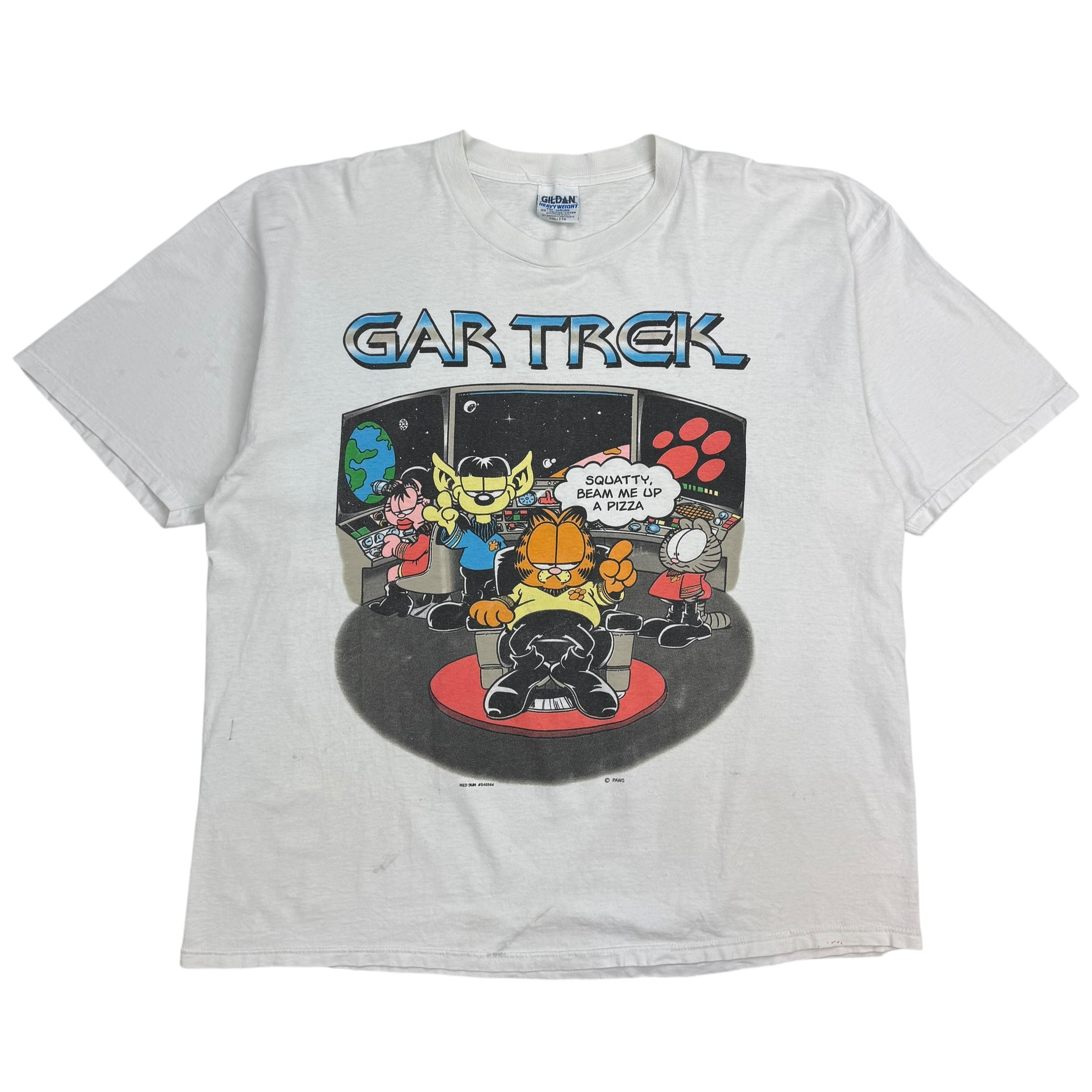 Vintage Garfield ‘Gar Trek’ Tee White