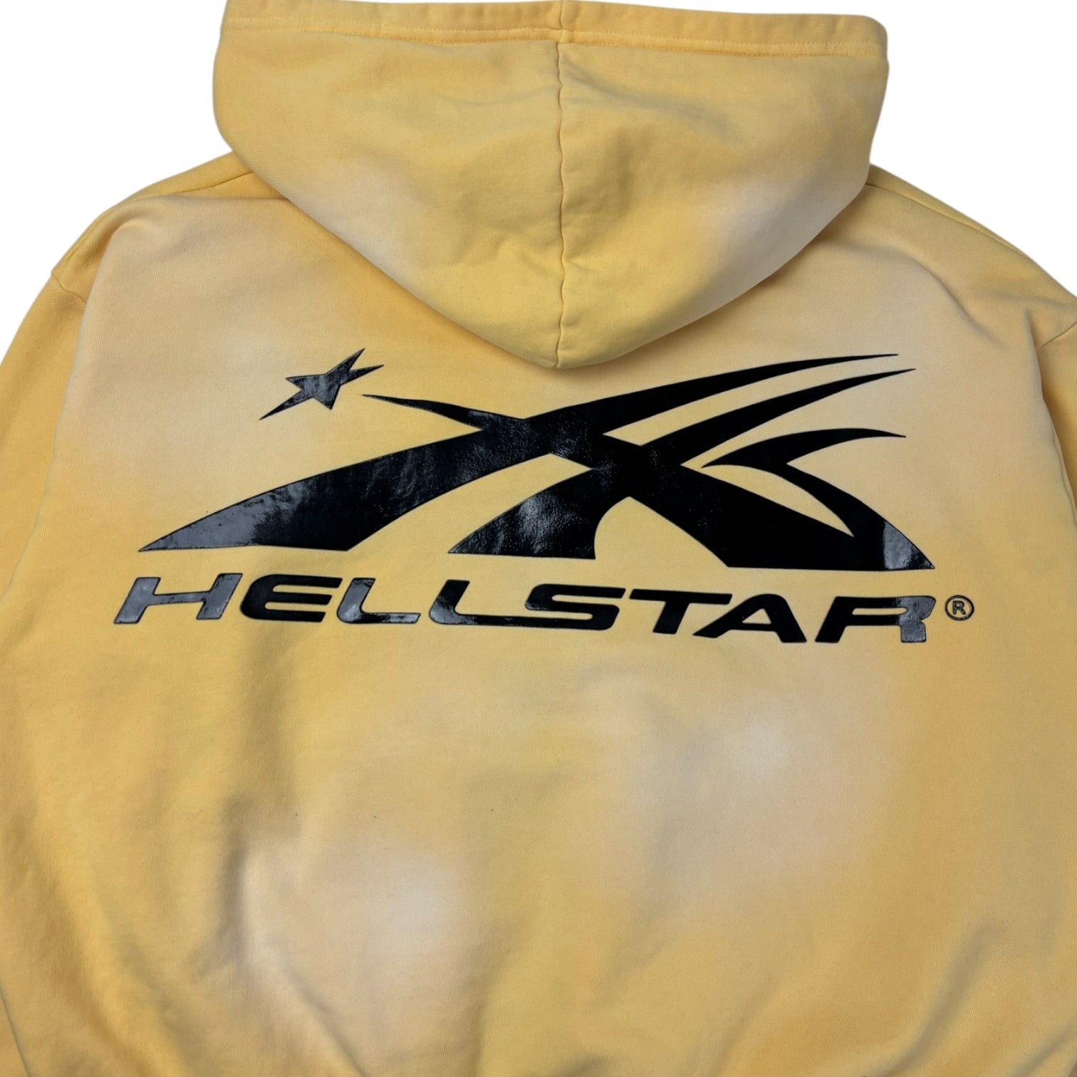 Hellstar Sports Zip Up Hoodie Yellow