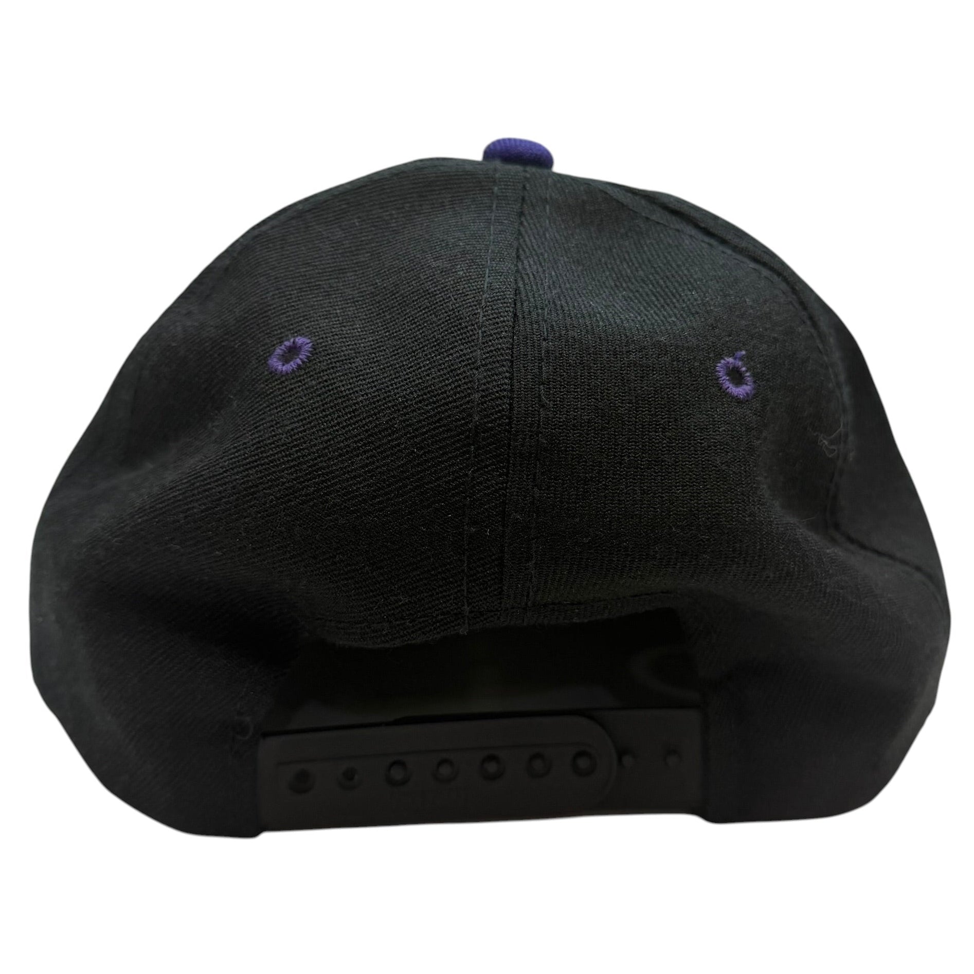 Vintage New York Yankees Snapback Hat Black Purple