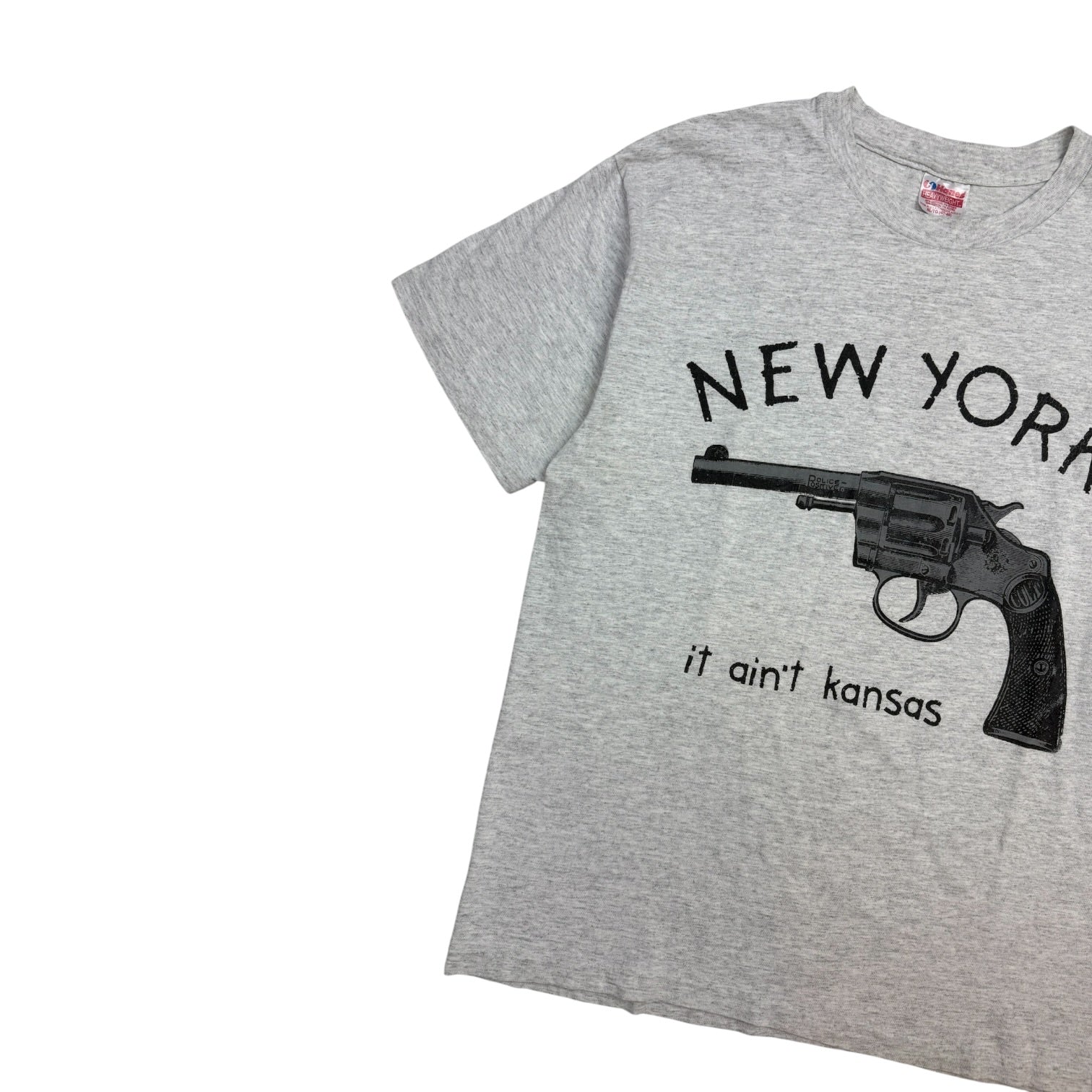Vintage New York It Ain’t Kansas T-Shirt Grey