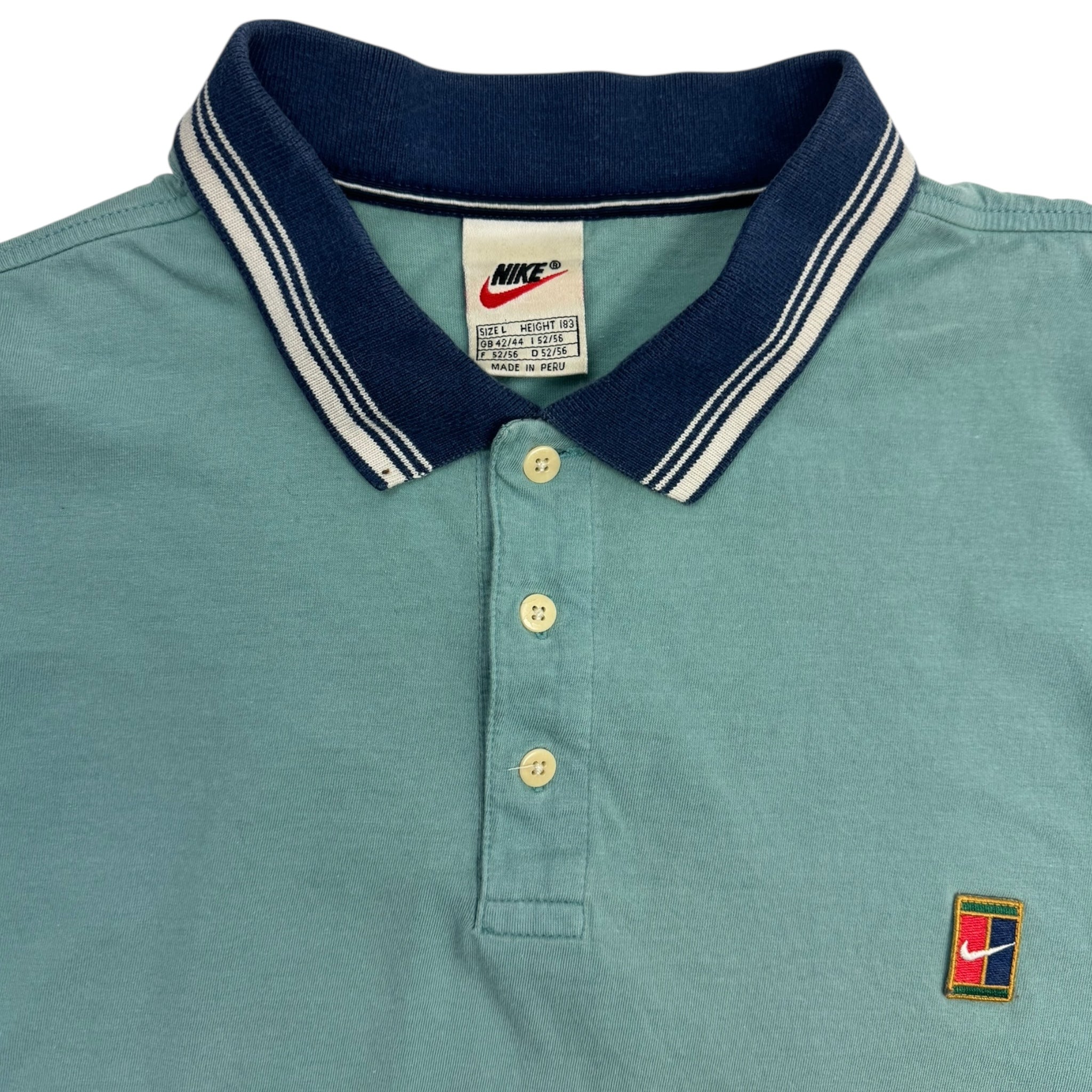 Vintage Nike Tennis Shirt Teal