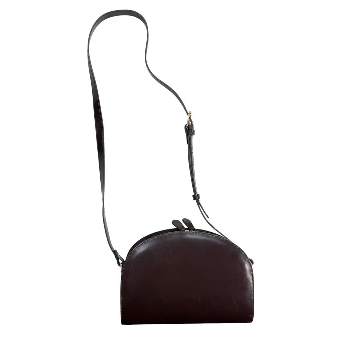 A.P.C. Demi-Lune Bag Chestnut