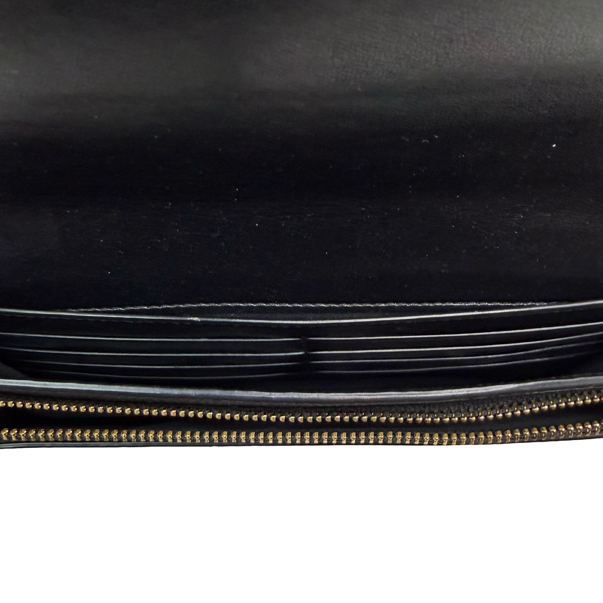 (W) Coach Anna Fold Over Crossbody Clutch Black
