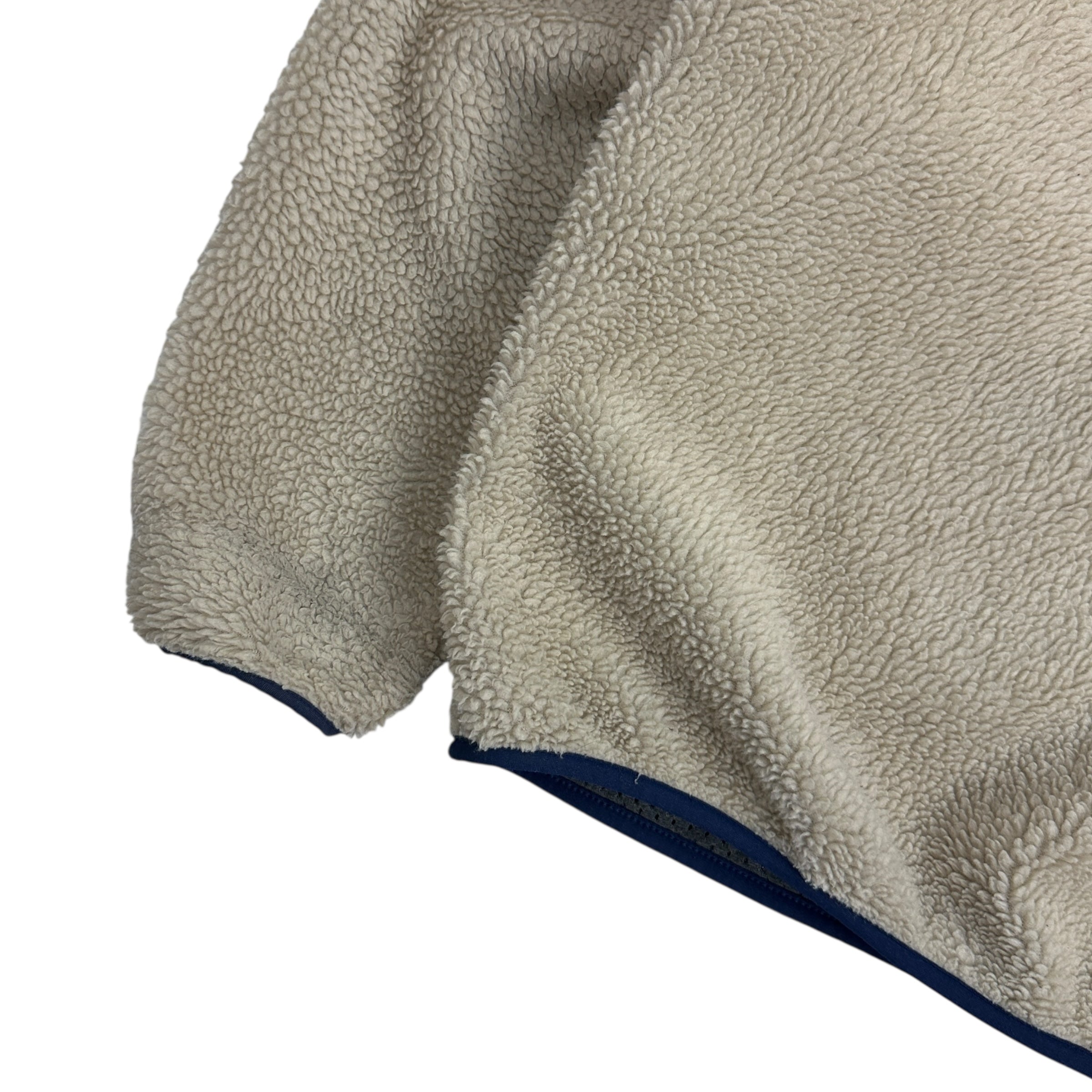 Vintage Patagonia Deep Pile Fleece Jacket Oatmeal