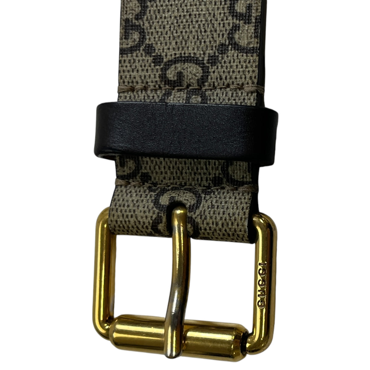 Gucci Kingsnake Print GG Supreme Canvas Belt