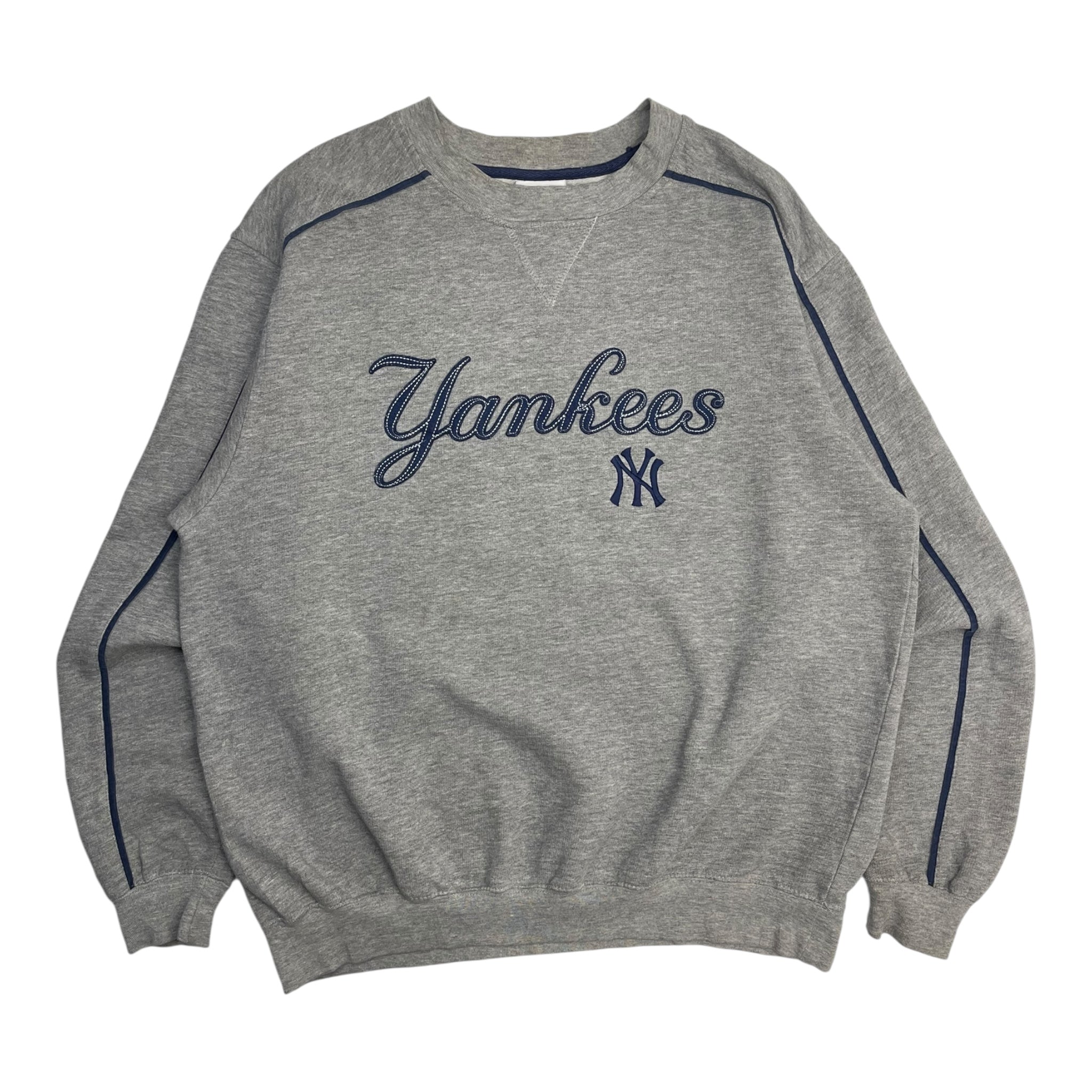 Vintage Majestic New York Yankees Crewneck Sweatshirt Grey