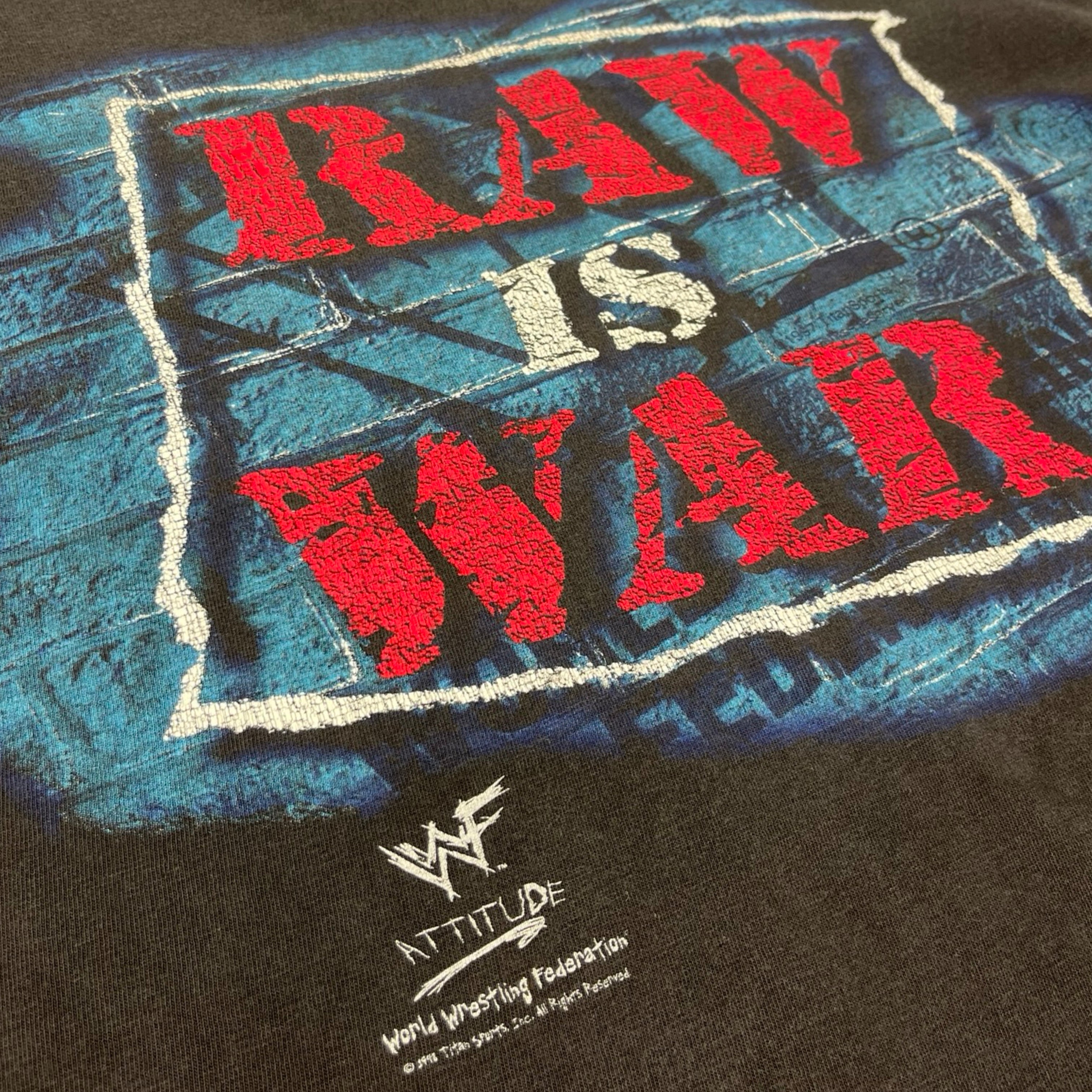 1998 WWF Raw is War T-Shirt