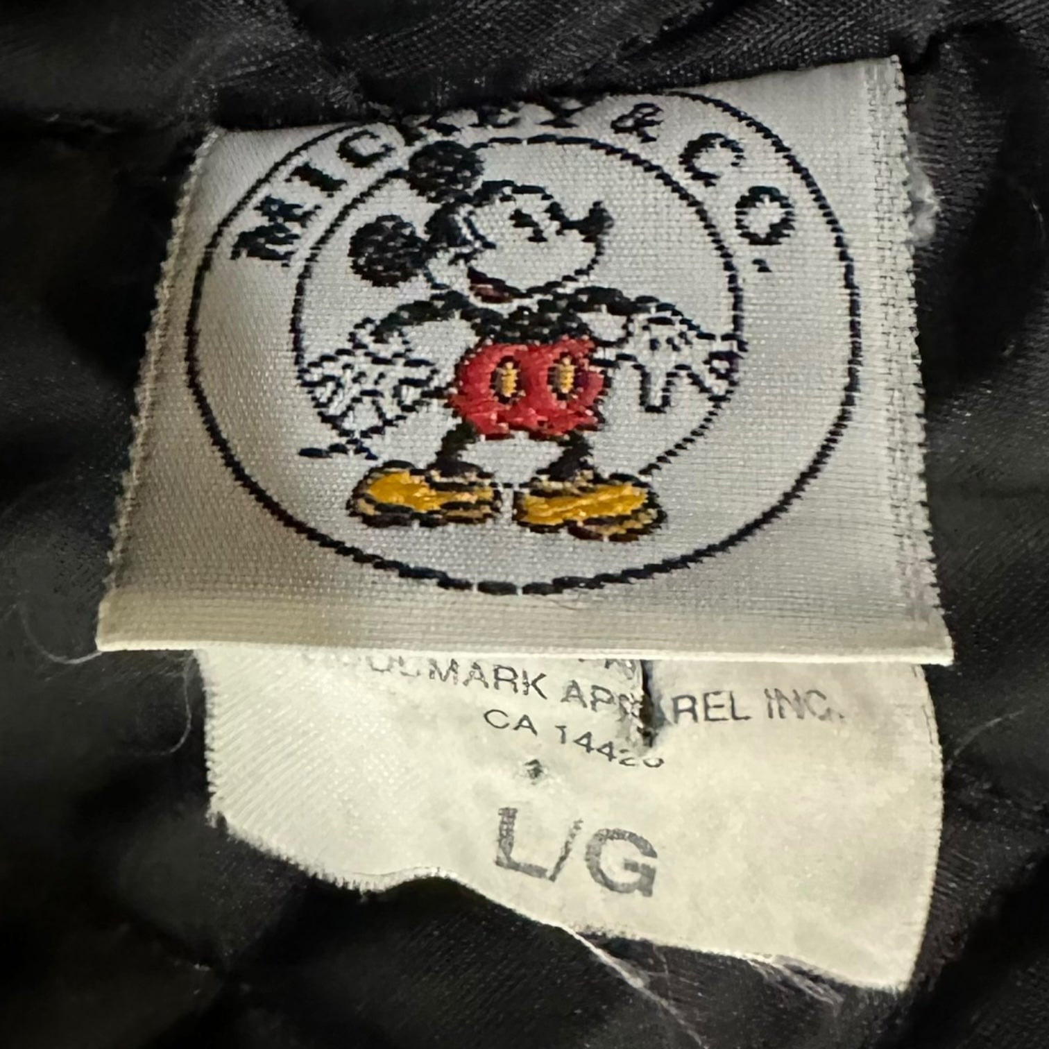 Vintage Disney Mickey Mouse ‘Mickey’s Billiards’ 8 Ball Varsity Jacket