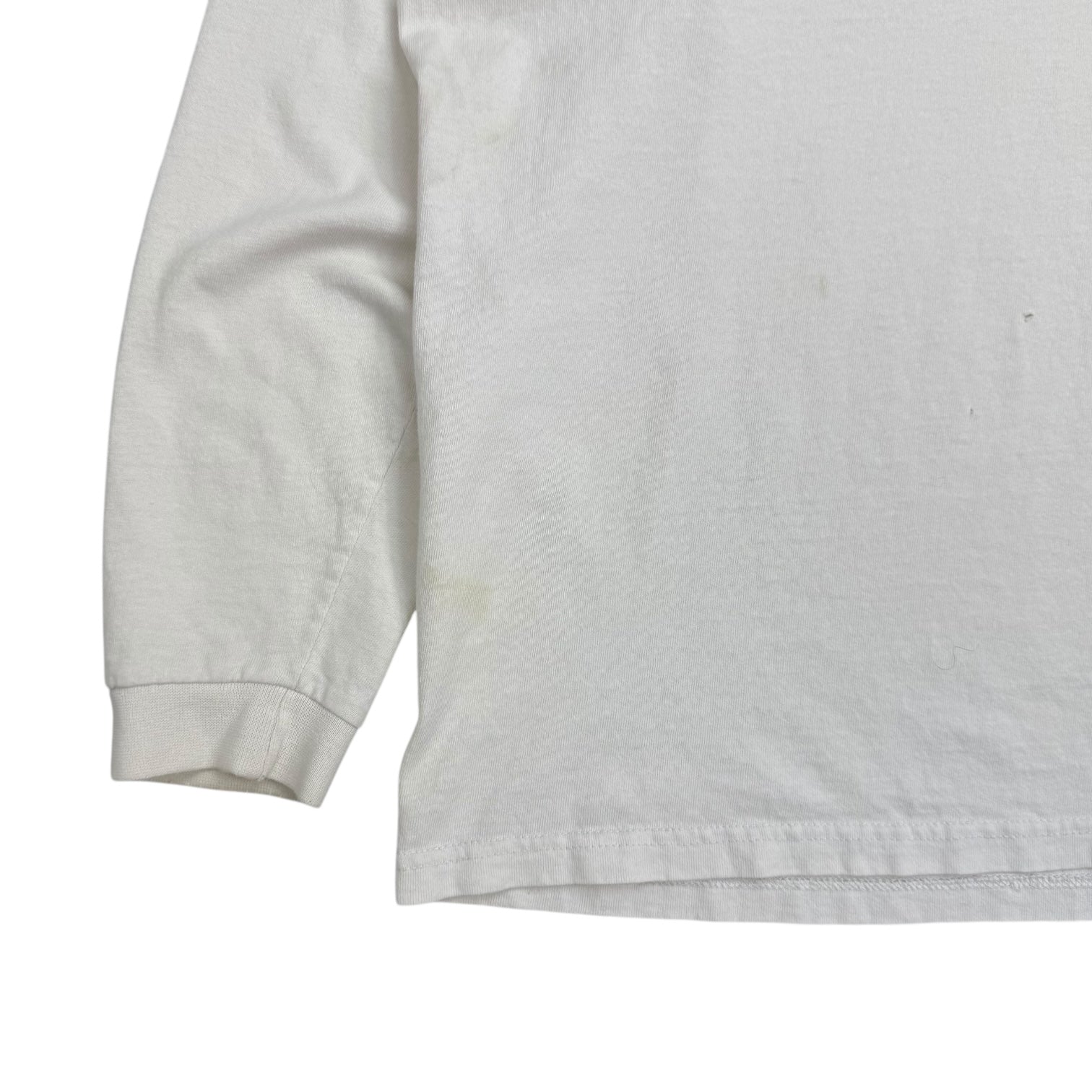 Vintage Nike Centre Swoosh L/S Tee White