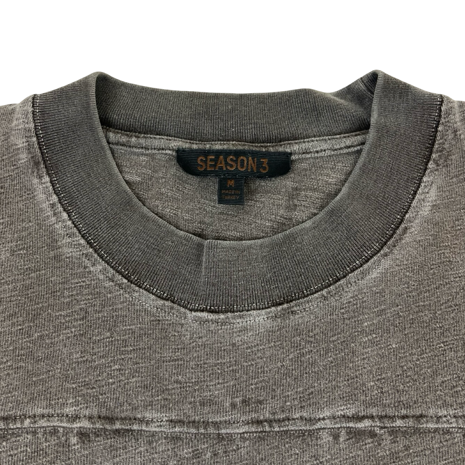 Yeezy Season 3 College Slub Knit T-Shirt Onyx Shade