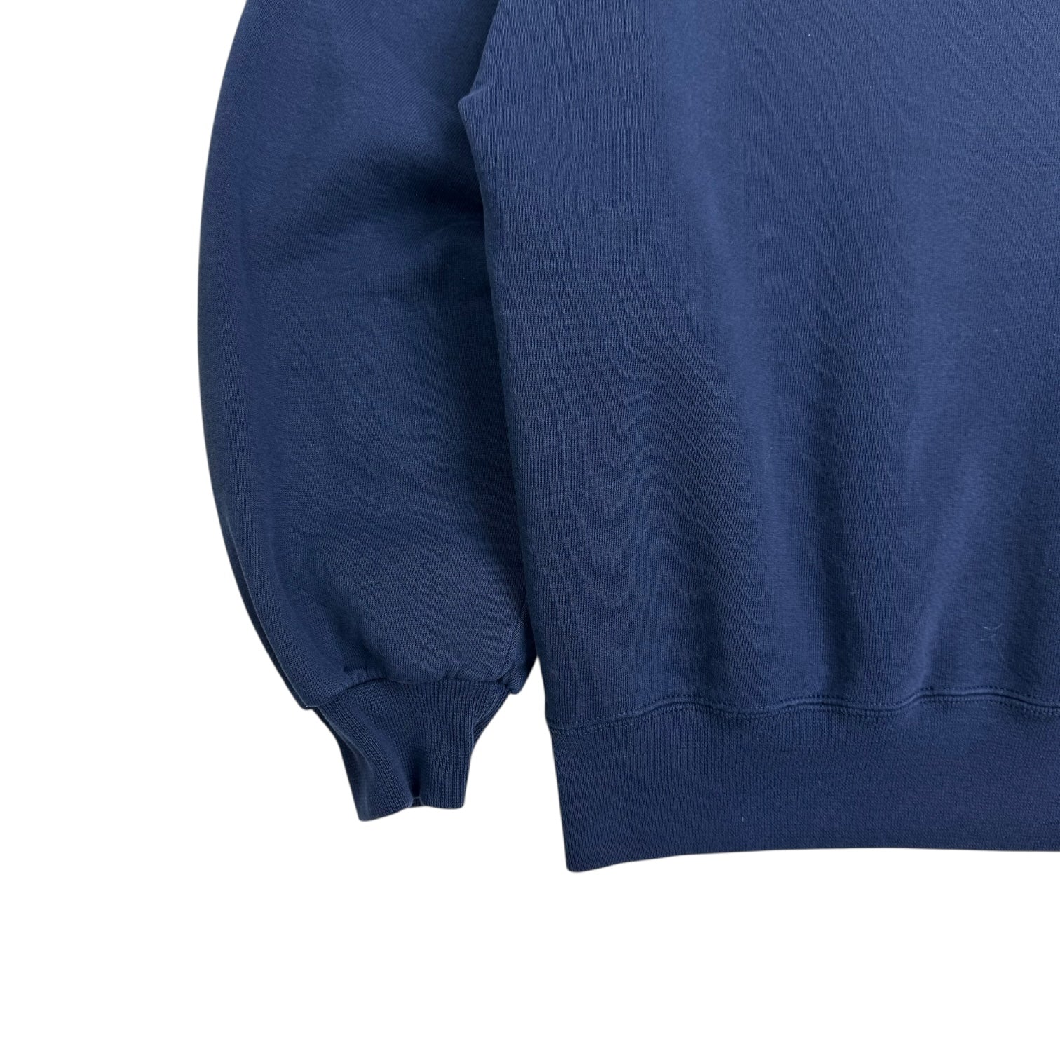 Vintage Russell Athletic Blank Crewneck Navy Blue