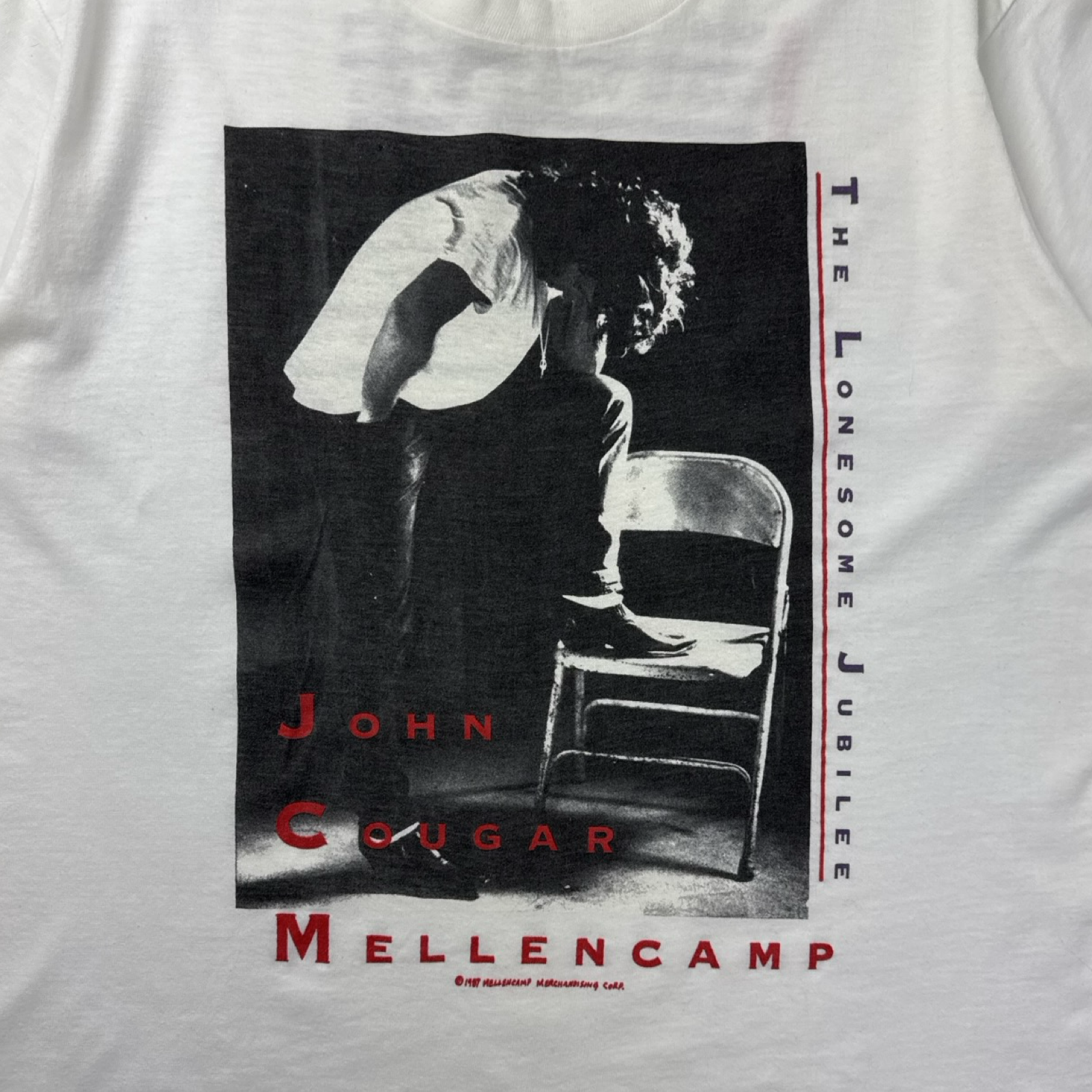 1987 John Cougar Mellencamp Canadian Tour T-Shirt