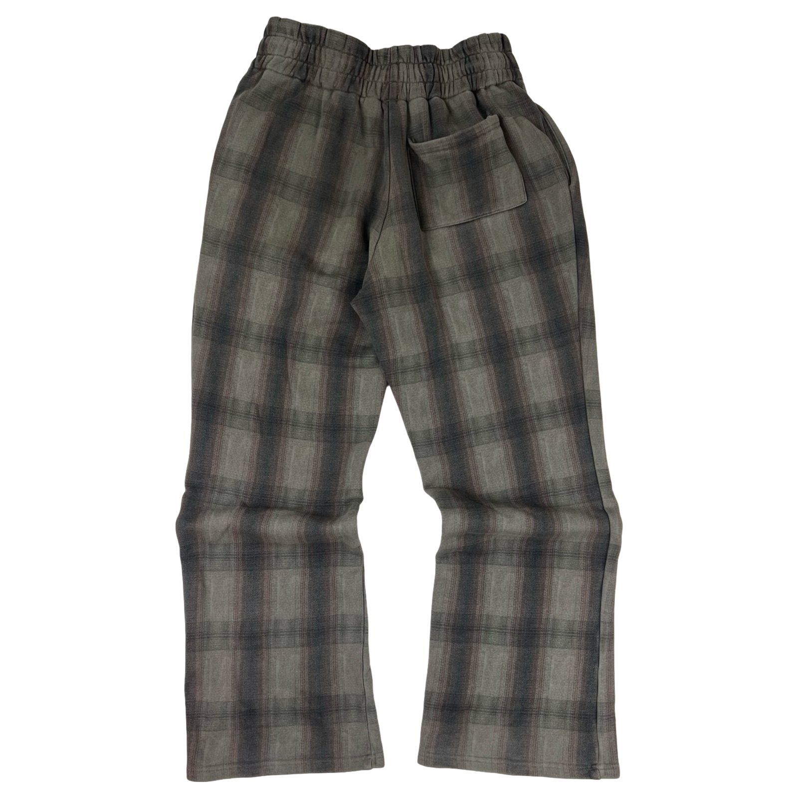 Basketcase Plaid Sweatpant Grey