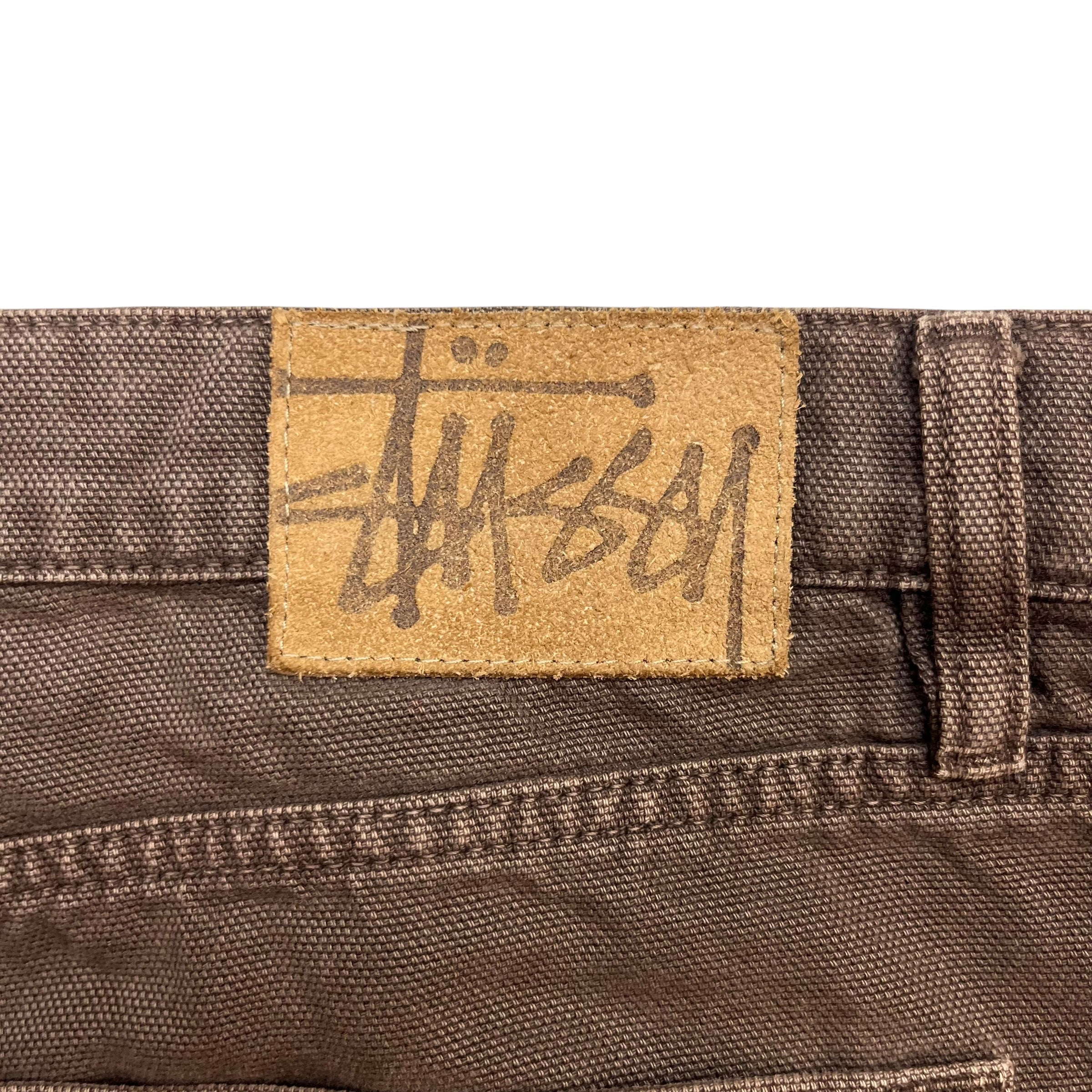 Stussy “BIGOL” Denim Pants Brown