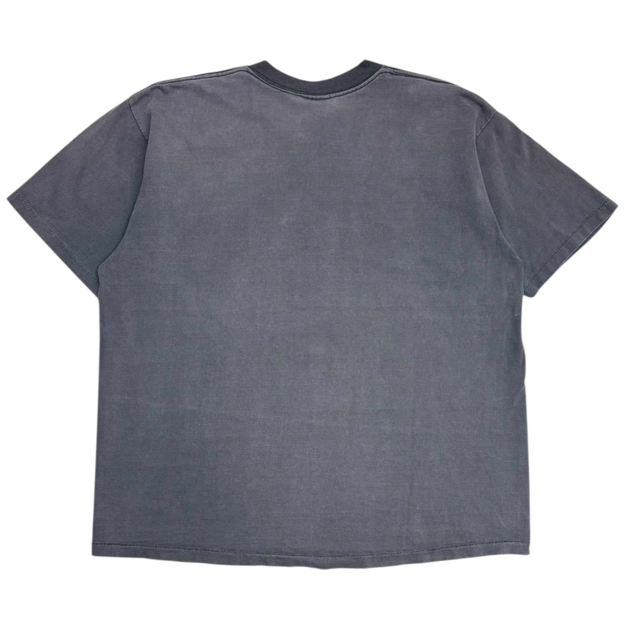 1991 Marlins Florida Nutmeg T-Shirt Faded Black