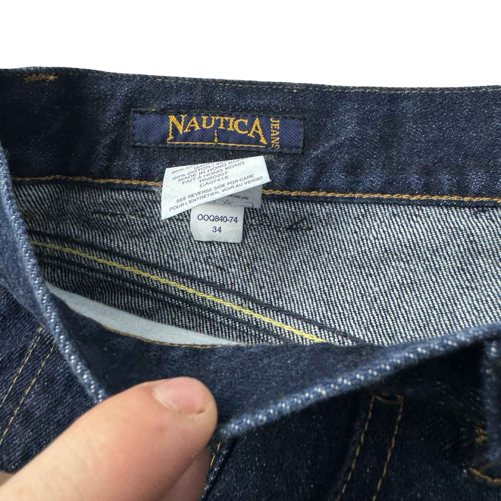 Vintage Y2K Nautica Marine Denim Jorts