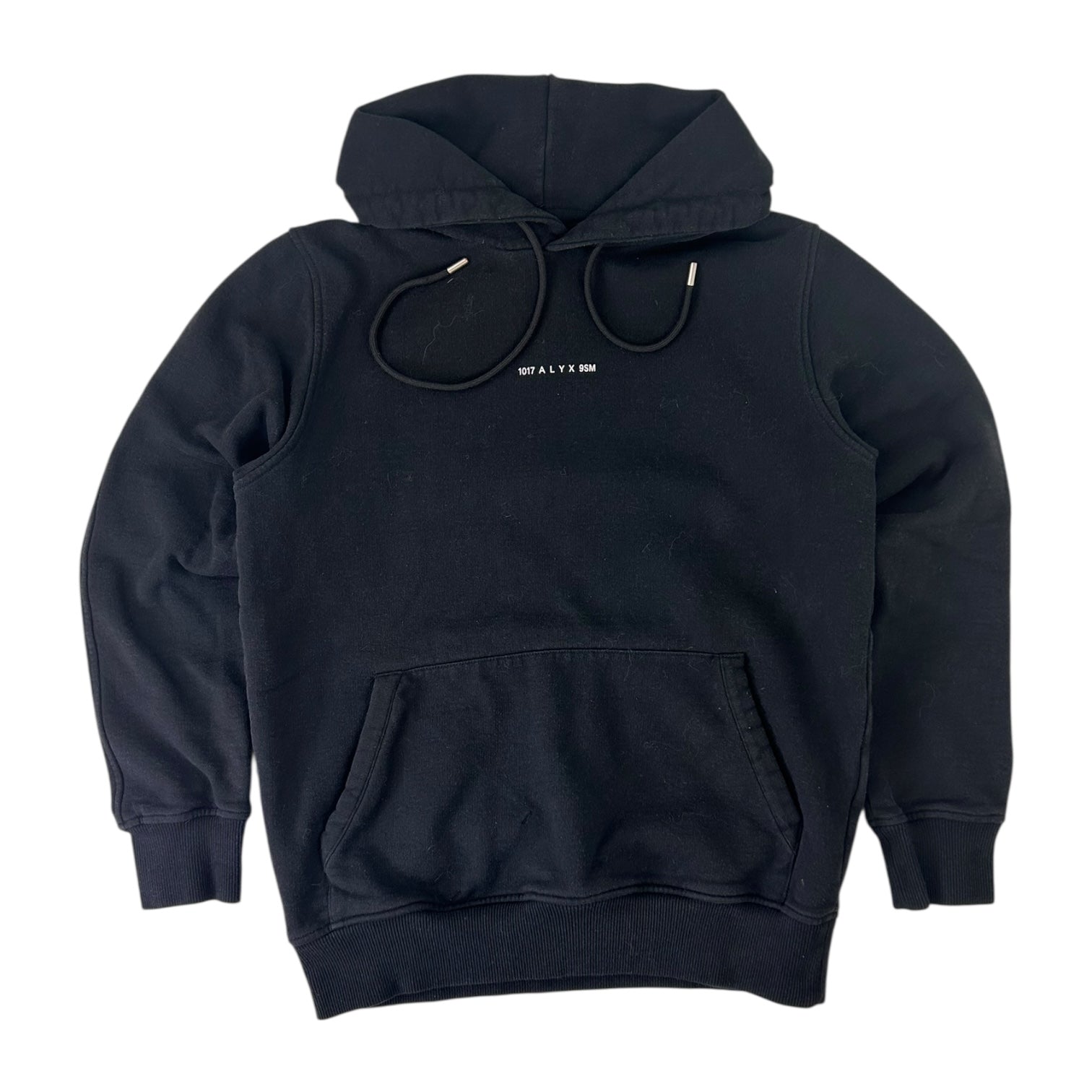 1017 Alyx 9sm Logo Print Hoodie Black