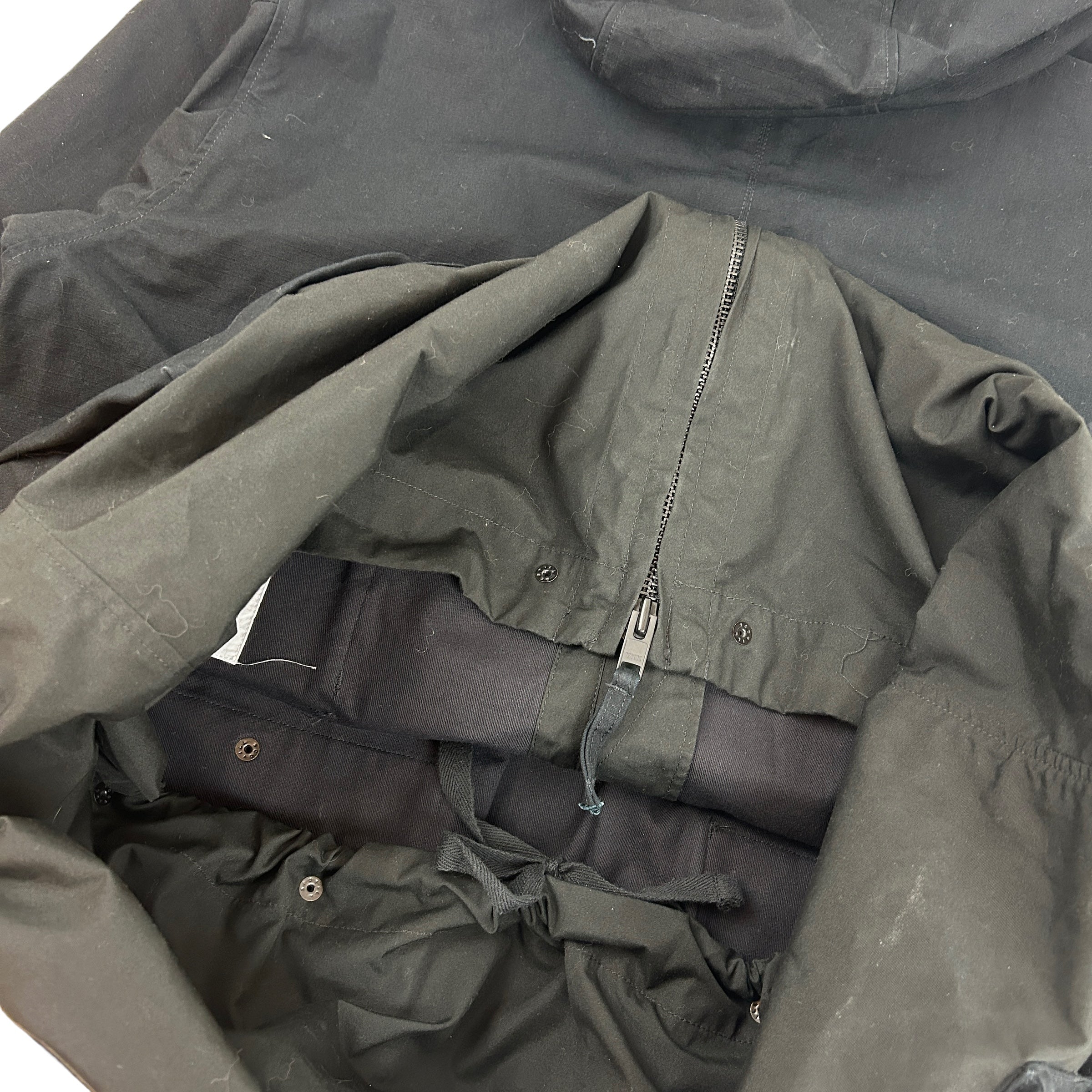Engineered Garments Cotton Ripstop Over Parka Black