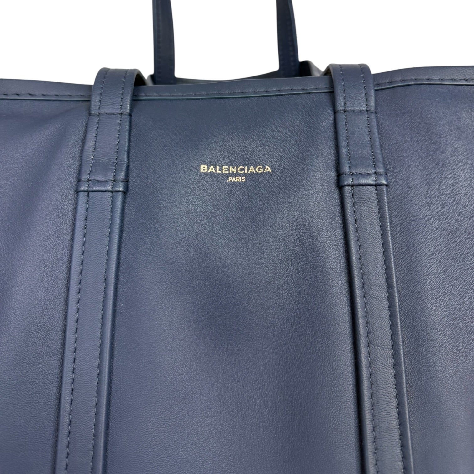 Balenciaga Bazar Shopper Tote Bag Navy