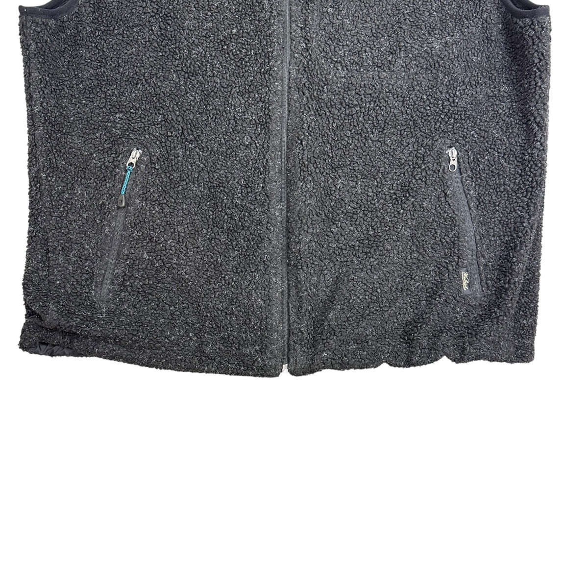 Vintage WoolRich Pile Fleece Vest Black