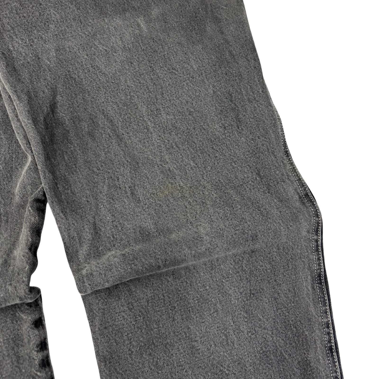 Dime Grey Wash Relaxed Denim