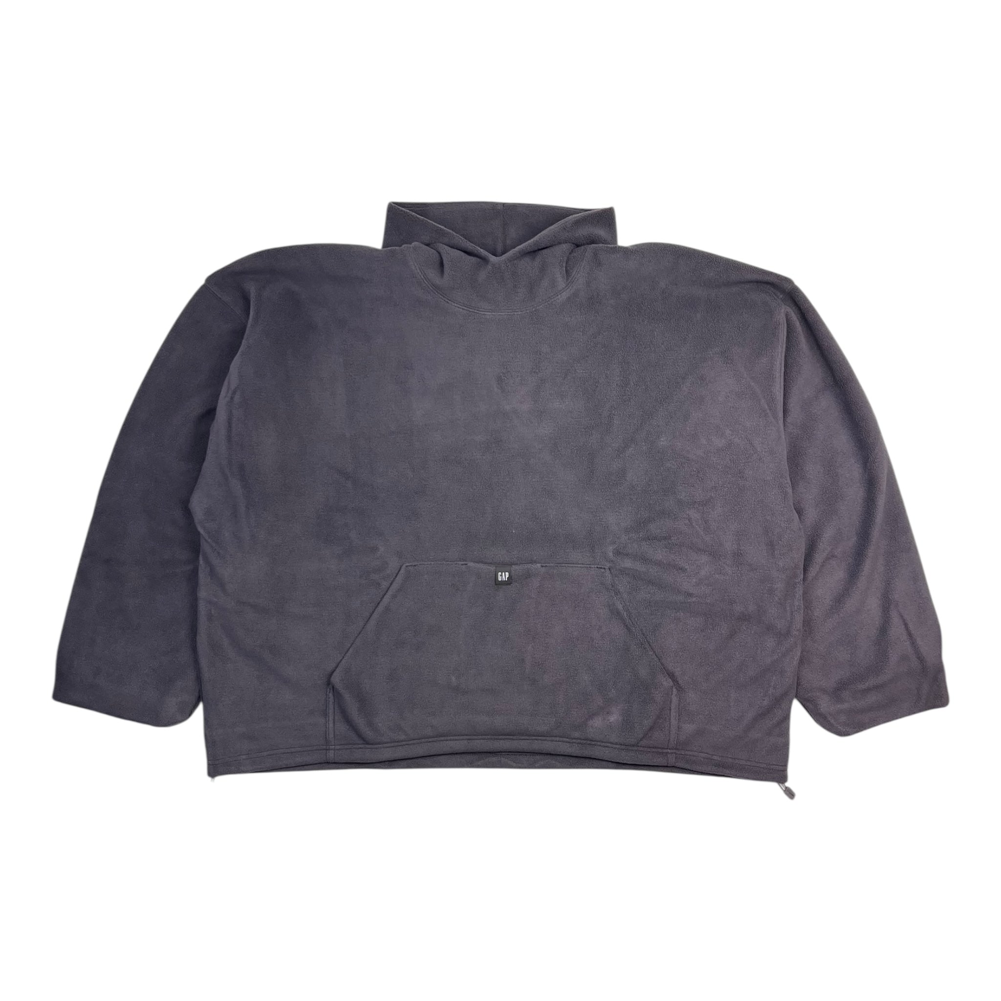 Yeezy Gap Polar Fleece Padded Hoodie Dark Grey