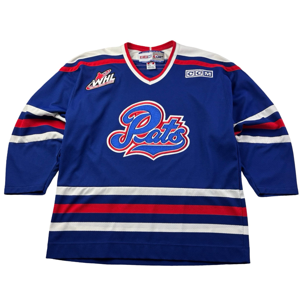Vintage Maska Regina Pats WHL Away Jersey