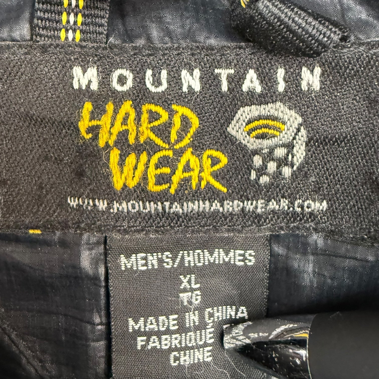 Vintage Mountain Hard Wear Puffer Jacket Black