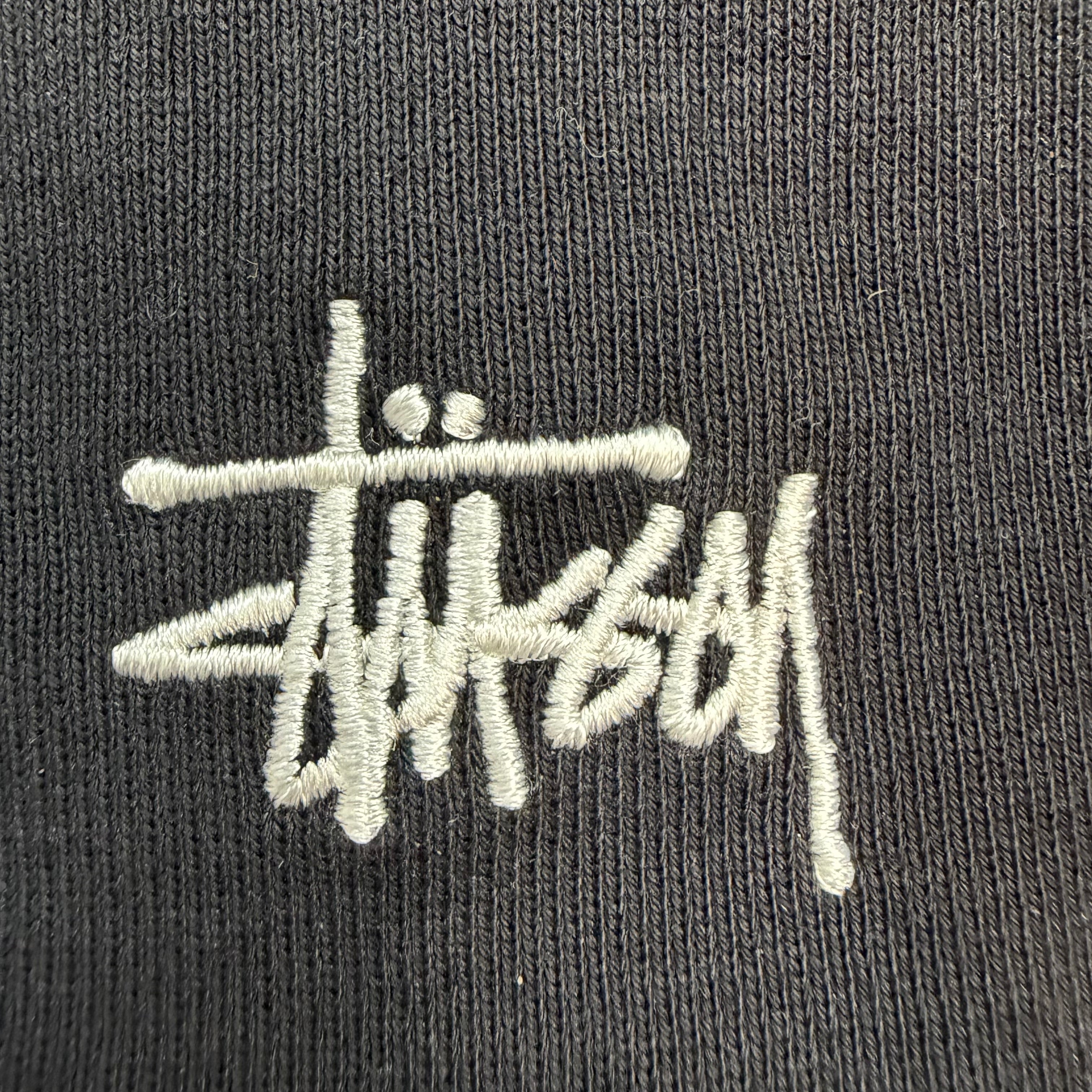 Stussy Logo Skullcap Black