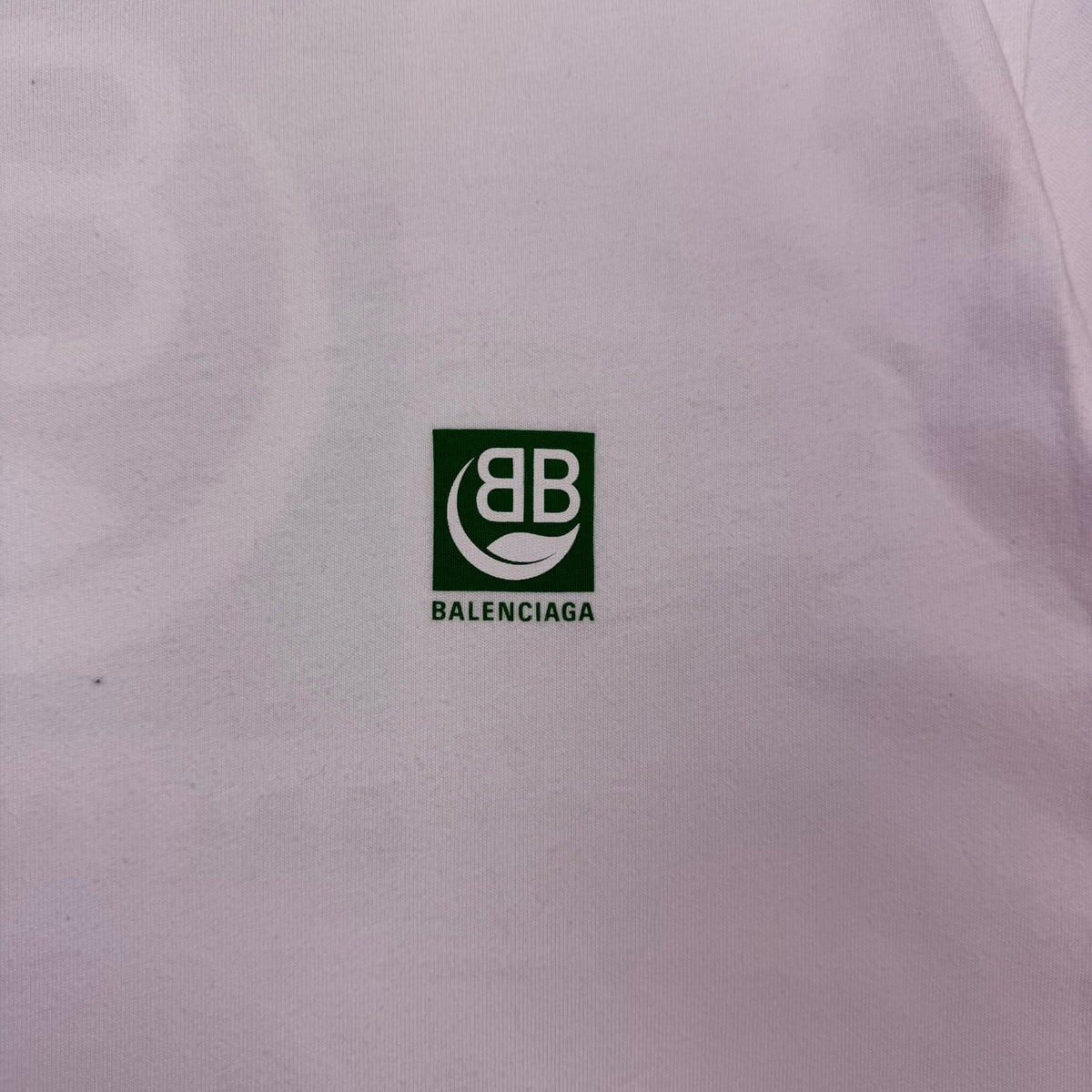 Balenciaga BB Eco Logo Tee White