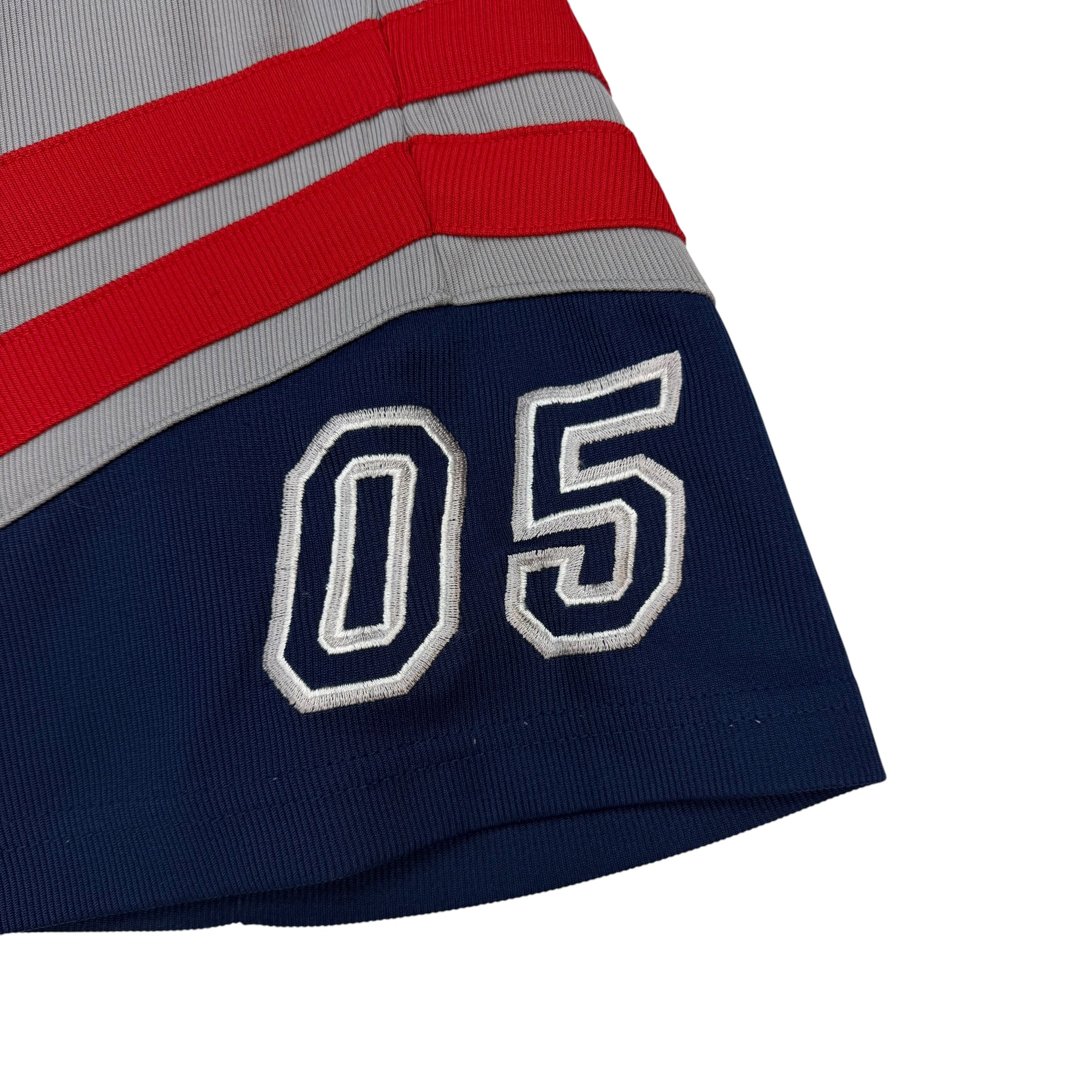 Vintage FUBU Embroidered Football Jersey Grey