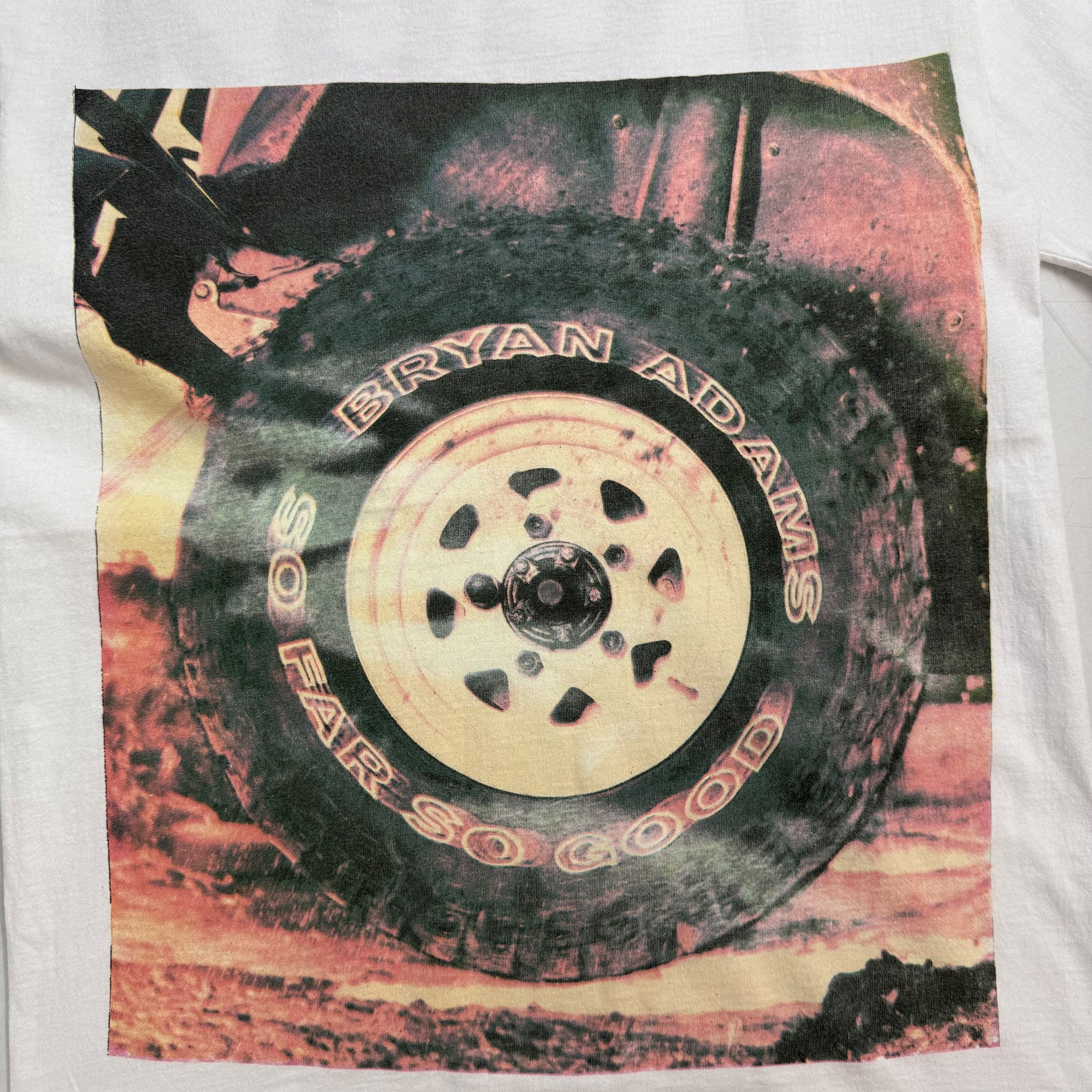 1994 Bryan Adams So Far So Good Tee White