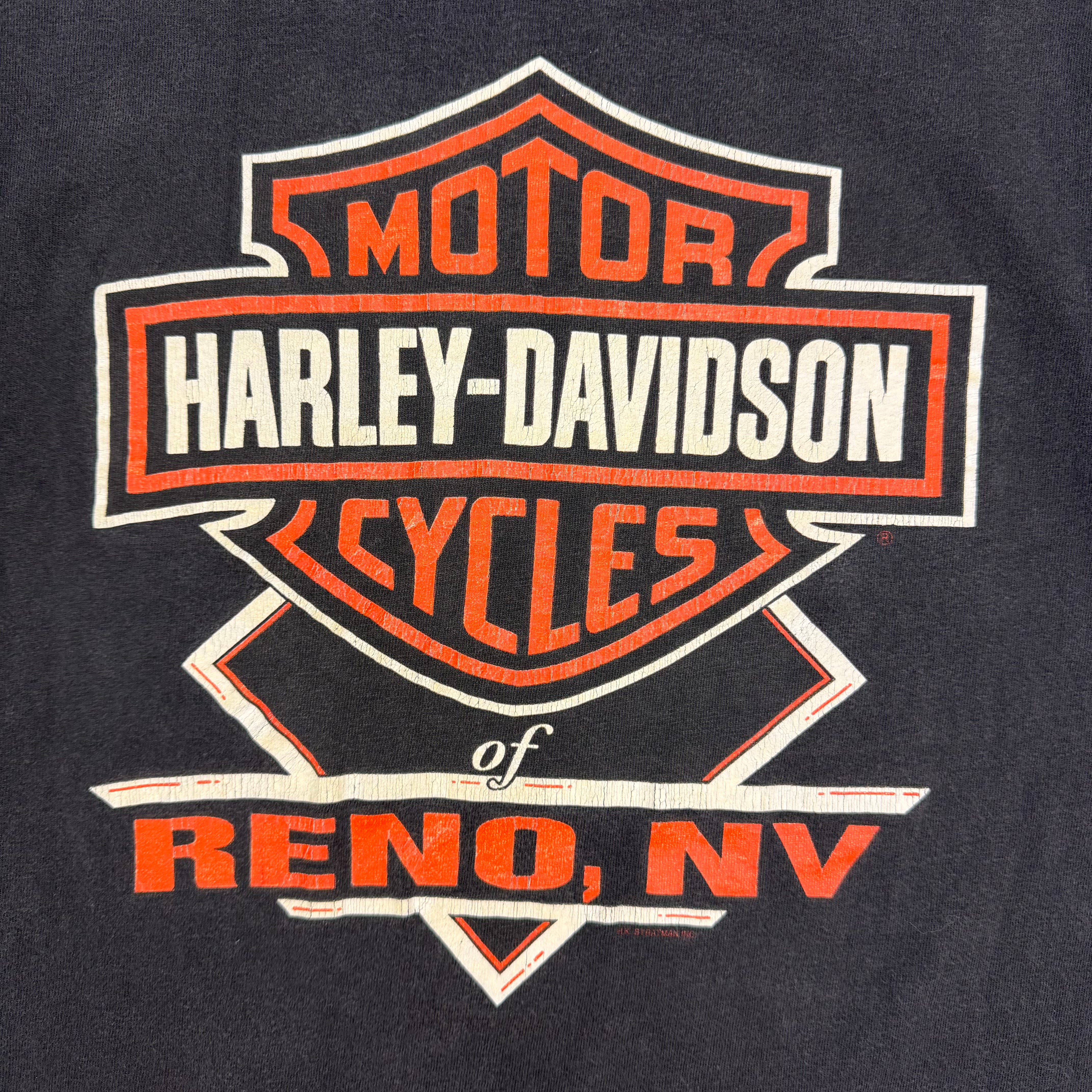 Vintage Harley Davidson “Worth The Wait” Reno Tee Black