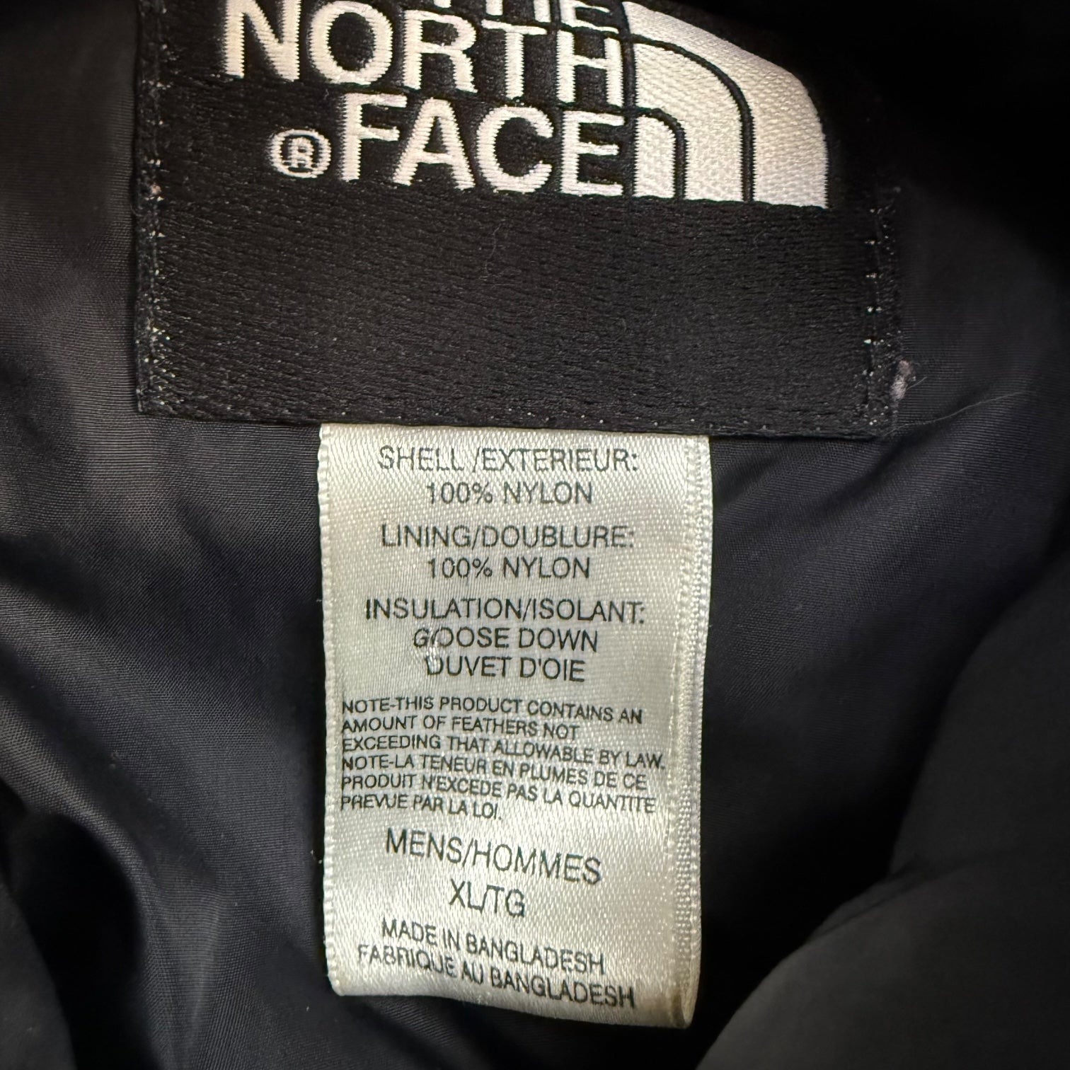 Vintage The North Face Nupste 700 Jacket Black