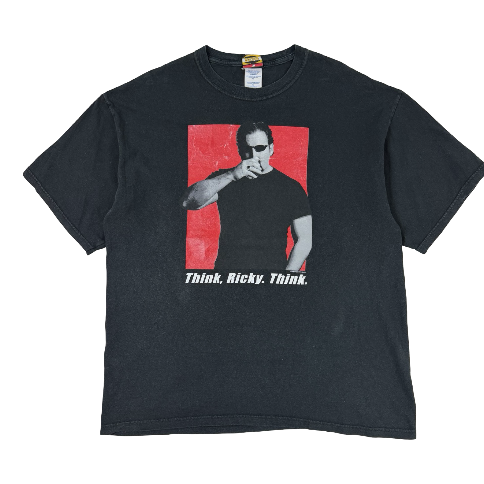 Vintage Trailer Park Boys Think Ricky Think T-Shirt Black