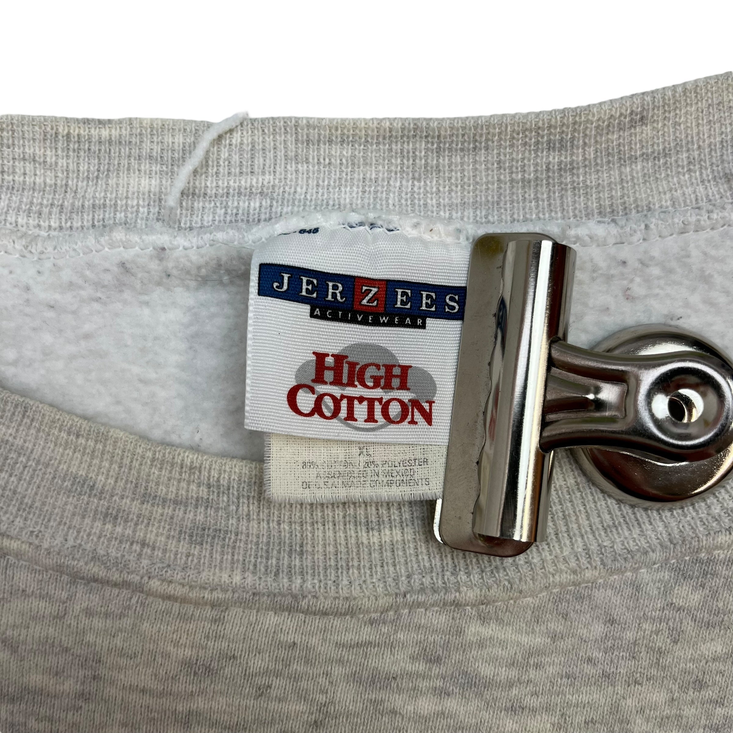 Vintage Hooters Of Rockford Illinois Sweater Light Grey
