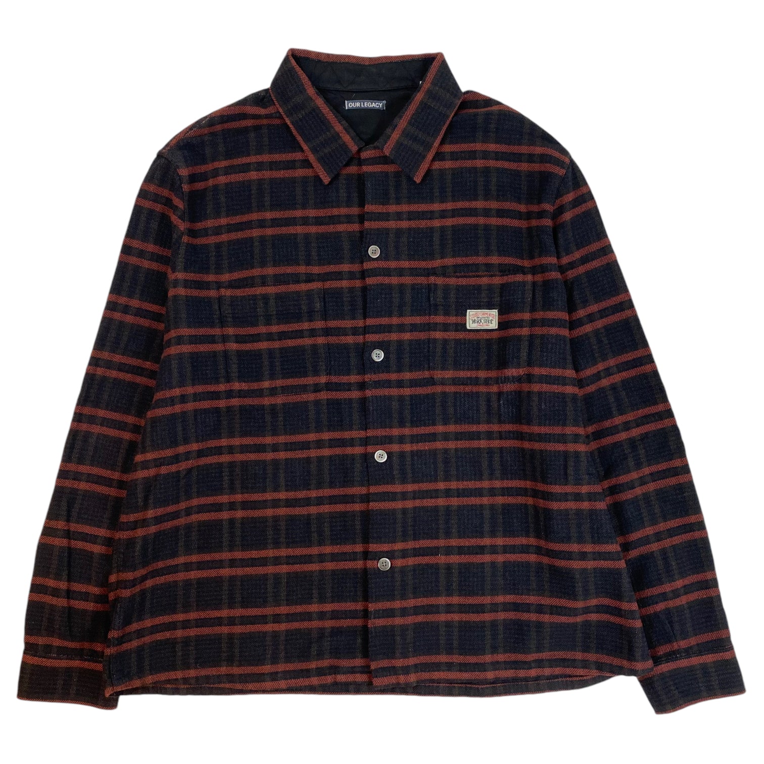 Stüssy x Our Legacy Workshop New Heusen Plaid Button Up Shirt