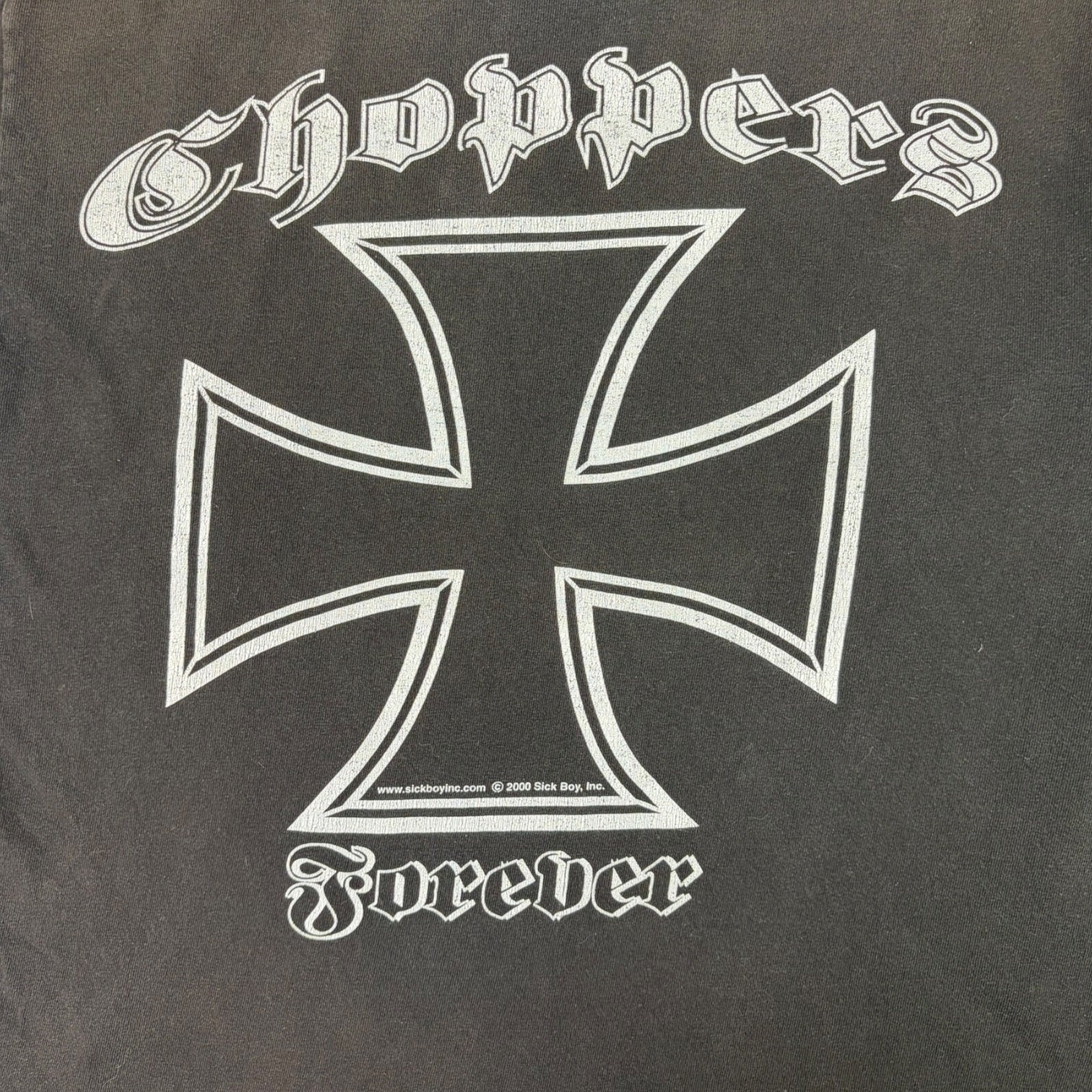 Vintage 2000s Choppers Forever T-Shirt Black