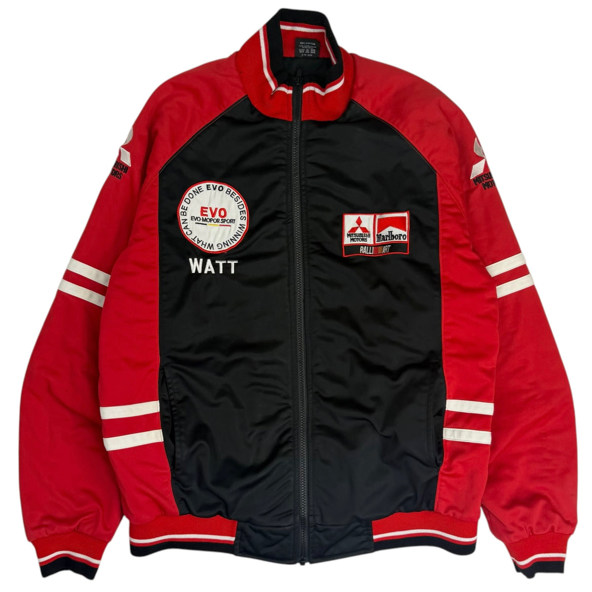 Vintage Mitsubishi Ralliart Marlboro Motorsport Racing Jacket Red/Black